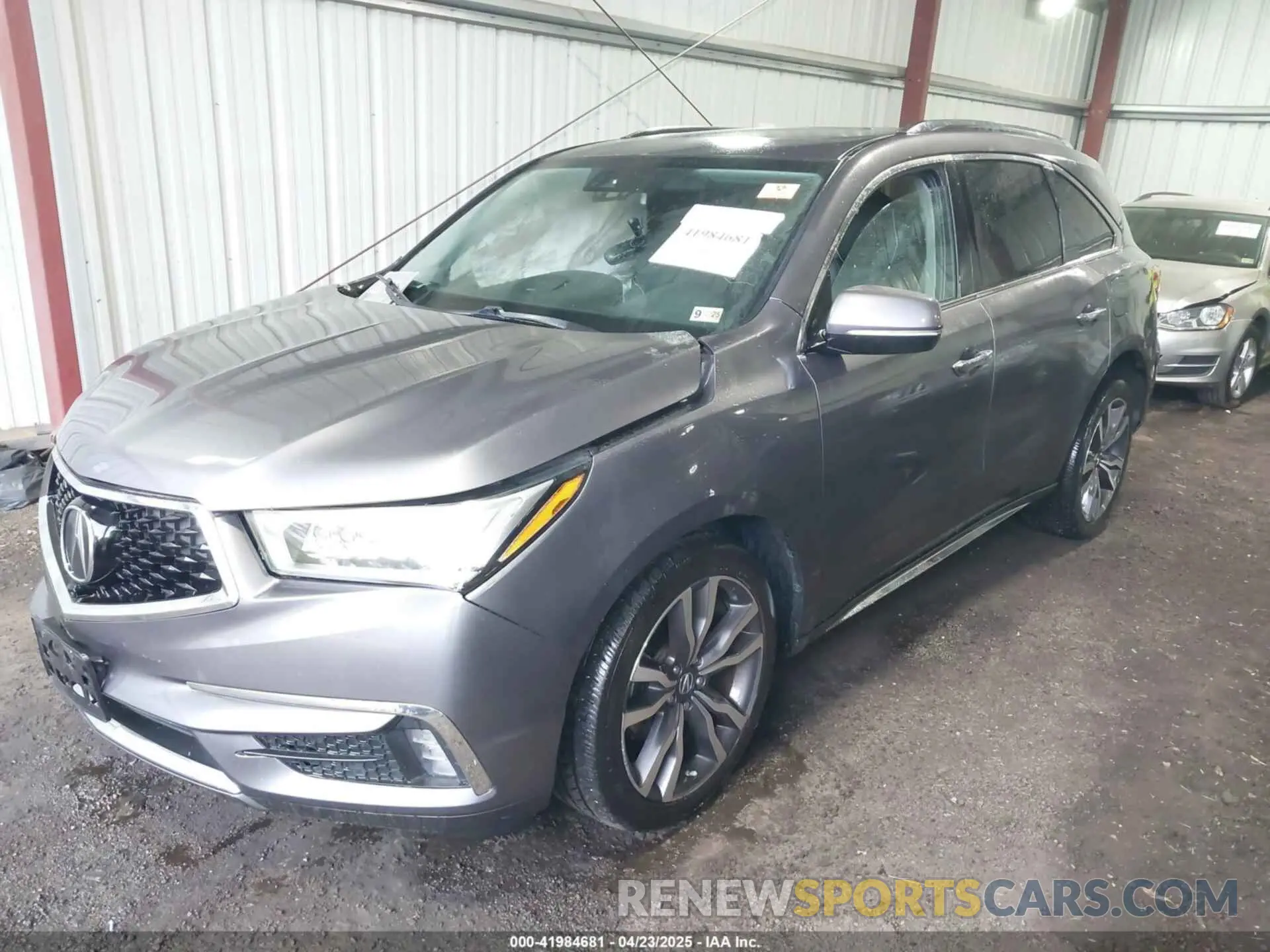 2 Фотография поврежденного автомобиля 5J8YD4H8XKL003483 ACURA MDX 2019