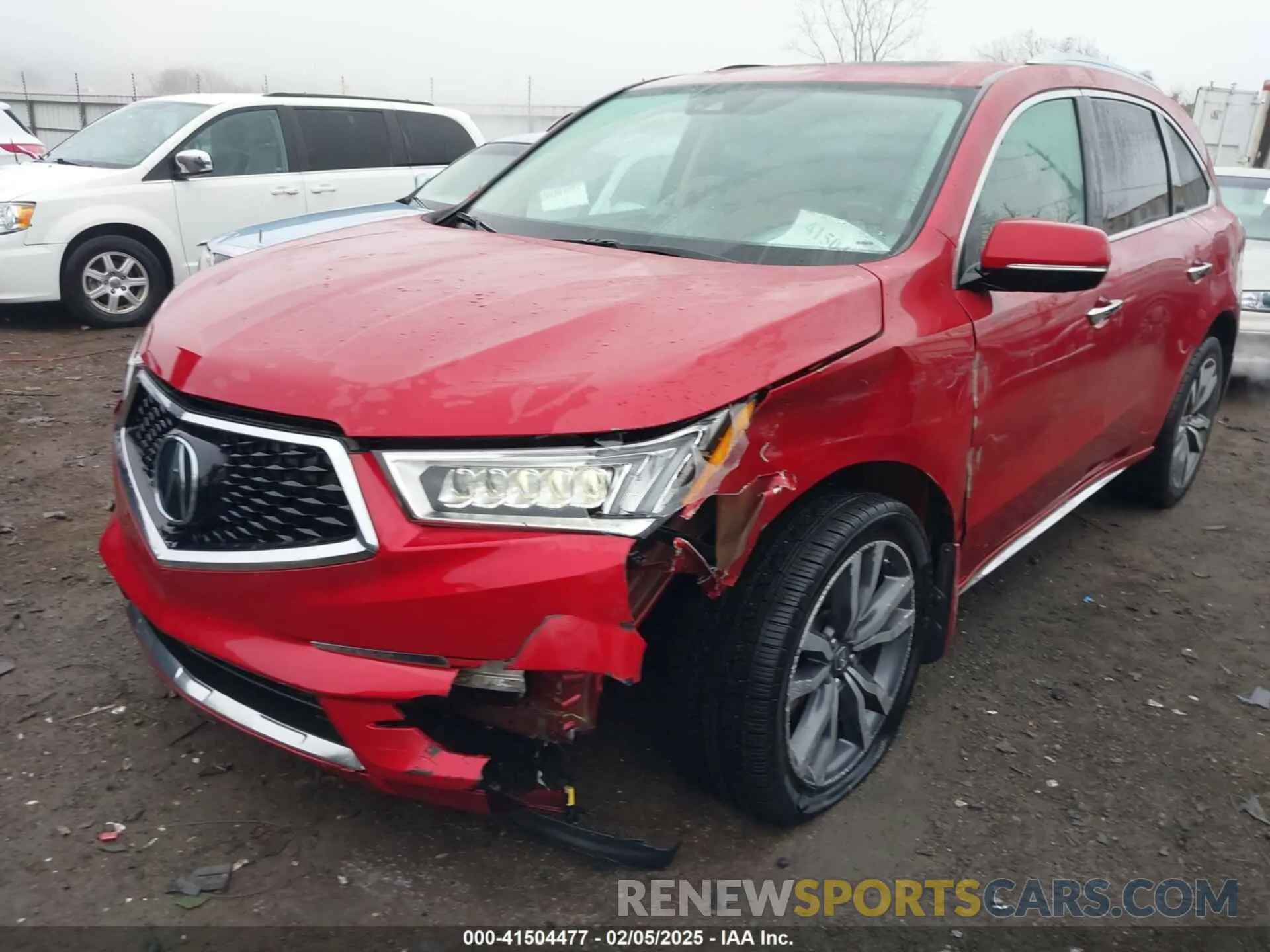 6 Photograph of a damaged car 5J8YD4H8XKL013639 ACURA MDX 2019