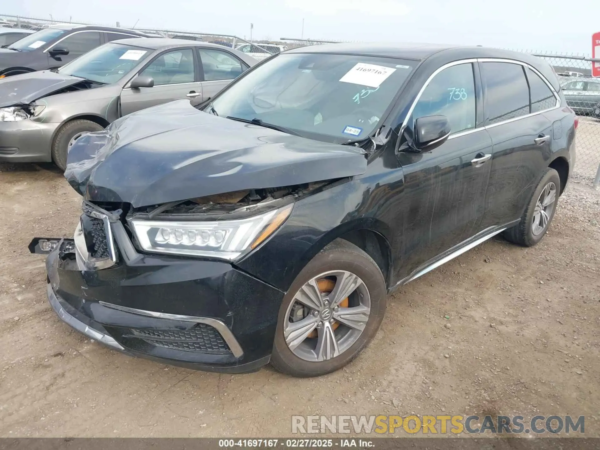 2 Фотография поврежденного автомобиля 5J8YD3H32LL005034 ACURA MDX 2020