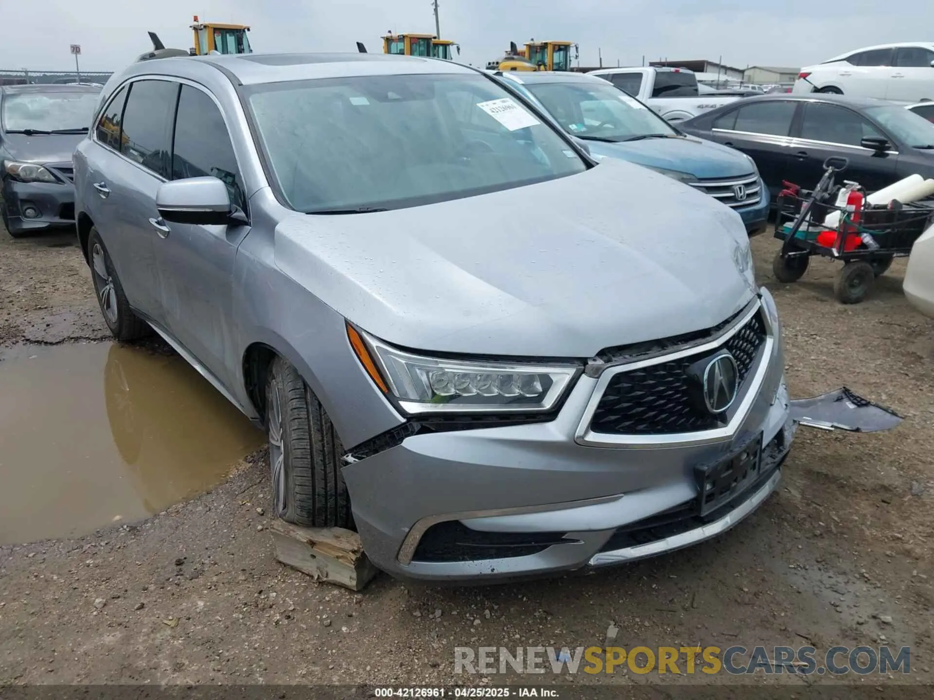1 Photograph of a damaged car 5J8YD3H32LL016504 ACURA MDX 2020