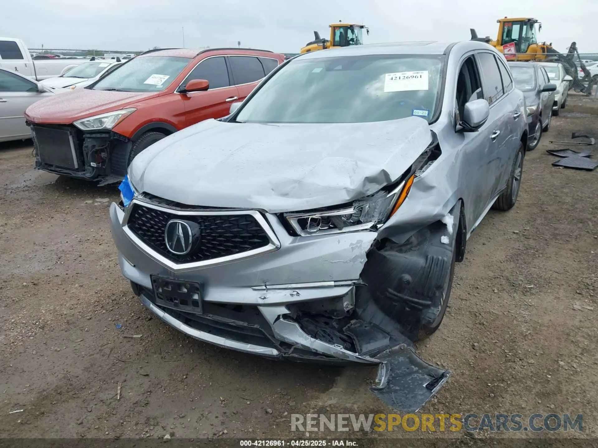 2 Photograph of a damaged car 5J8YD3H32LL016504 ACURA MDX 2020