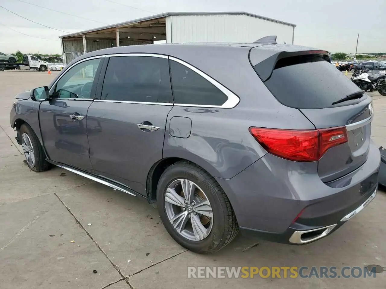 2 Photograph of a damaged car 5J8YD3H34LL002393 ACURA MDX 2020