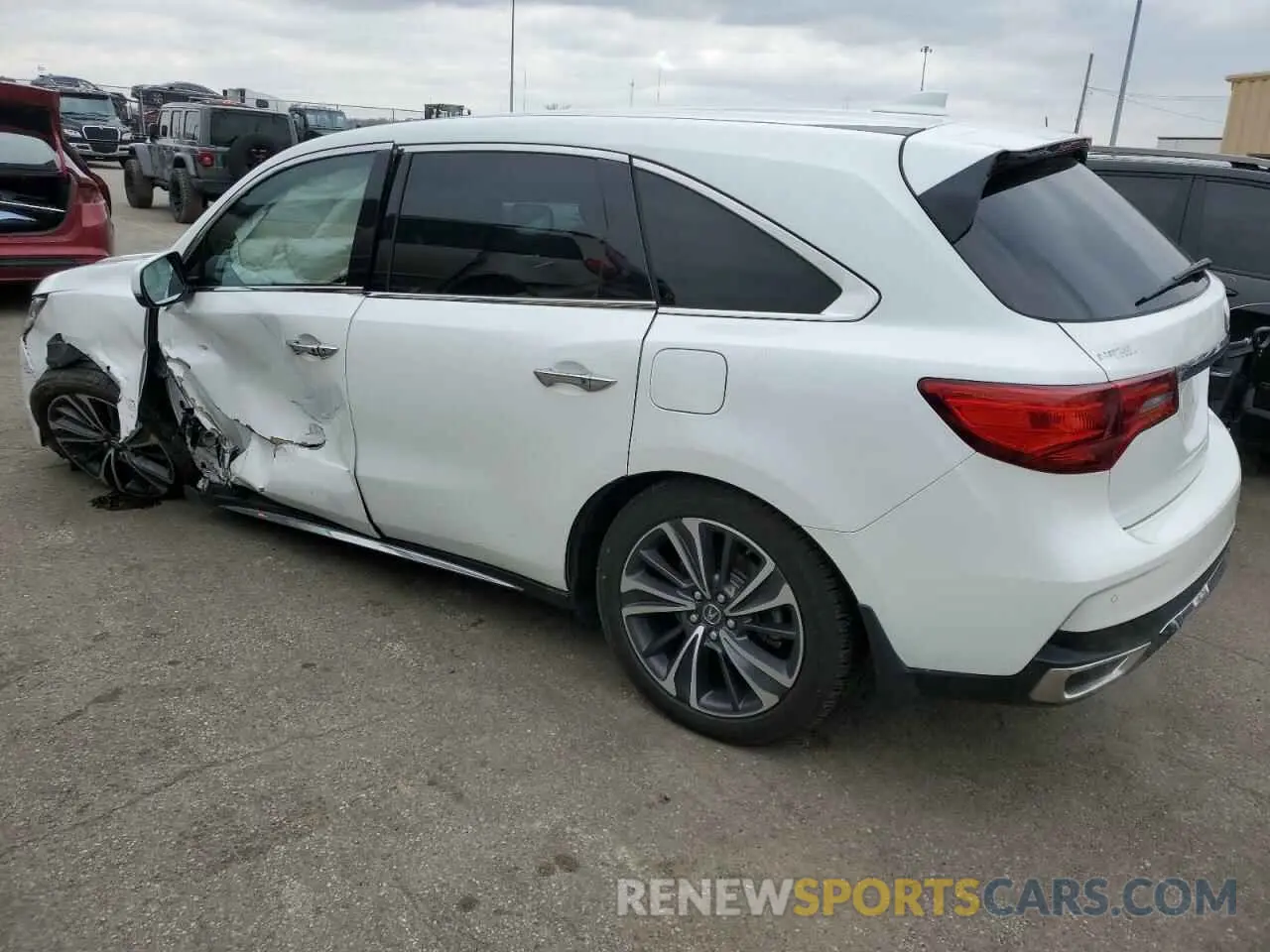 2 Photograph of a damaged car 5J8YD3H52LL009635 ACURA MDX 2020
