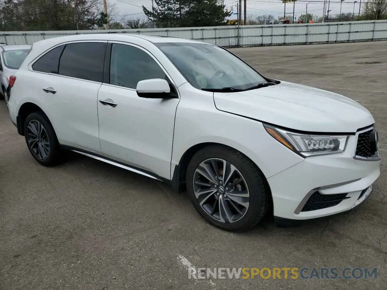4 Photograph of a damaged car 5J8YD3H52LL009635 ACURA MDX 2020