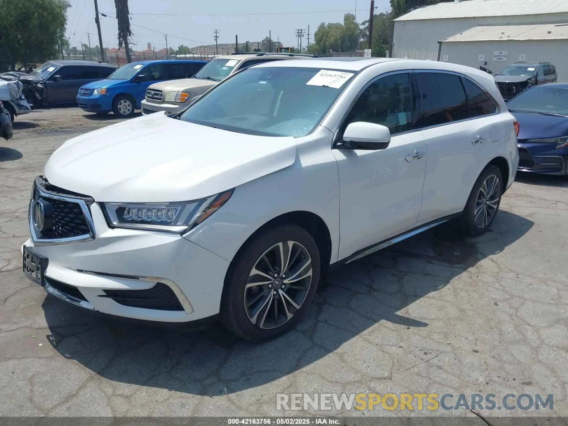 2 Фотография поврежденного автомобиля 5J8YD3H54LL001794 ACURA MDX 2020