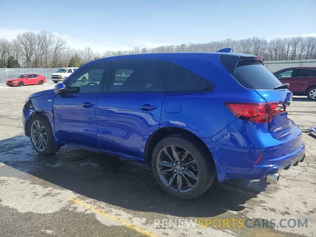 2 Photograph of a damaged car 5J8YD4H08LL021282 ACURA MDX 2020