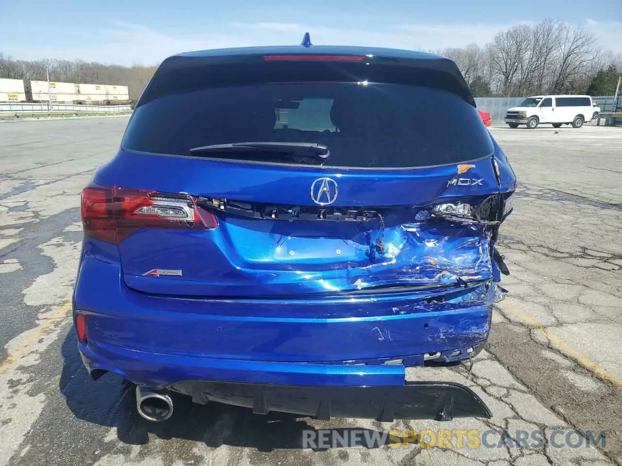 6 Photograph of a damaged car 5J8YD4H08LL021282 ACURA MDX 2020