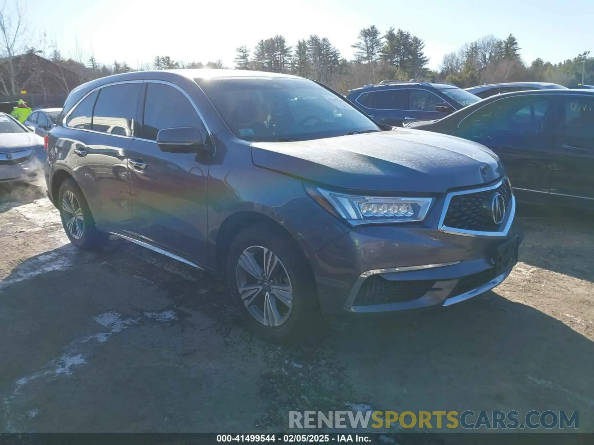 1 Photograph of a damaged car 5J8YD4H30LL035526 ACURA MDX 2020