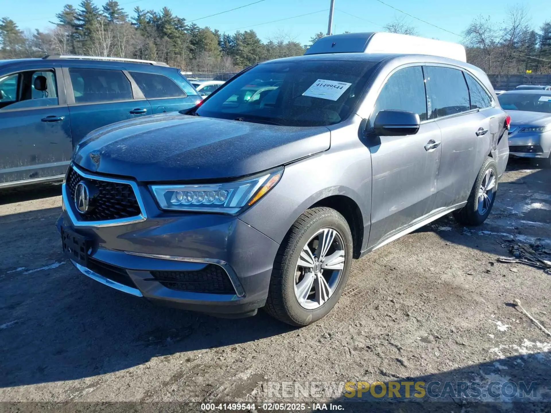 2 Photograph of a damaged car 5J8YD4H30LL035526 ACURA MDX 2020