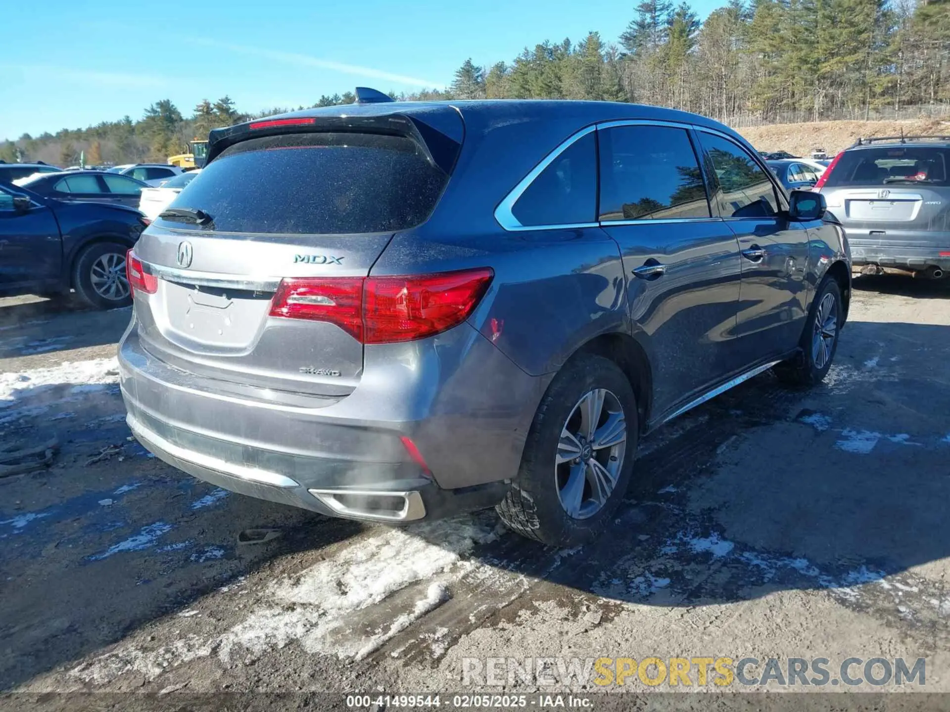 4 Photograph of a damaged car 5J8YD4H30LL035526 ACURA MDX 2020