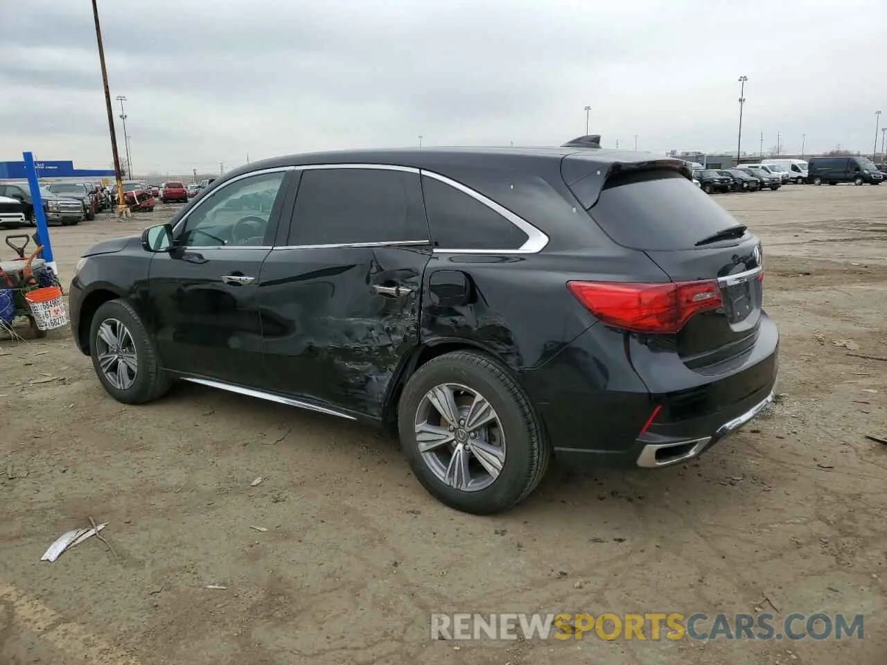 2 Photograph of a damaged car 5J8YD4H31LL002907 ACURA MDX 2020