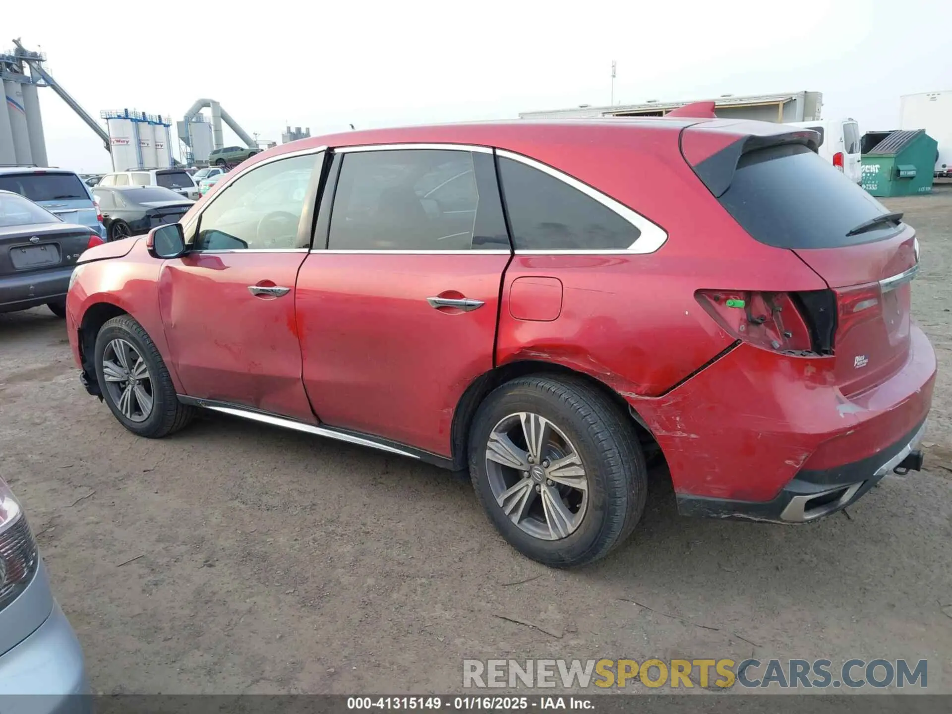 14 Photograph of a damaged car 5J8YD4H31LL049113 ACURA MDX 2020