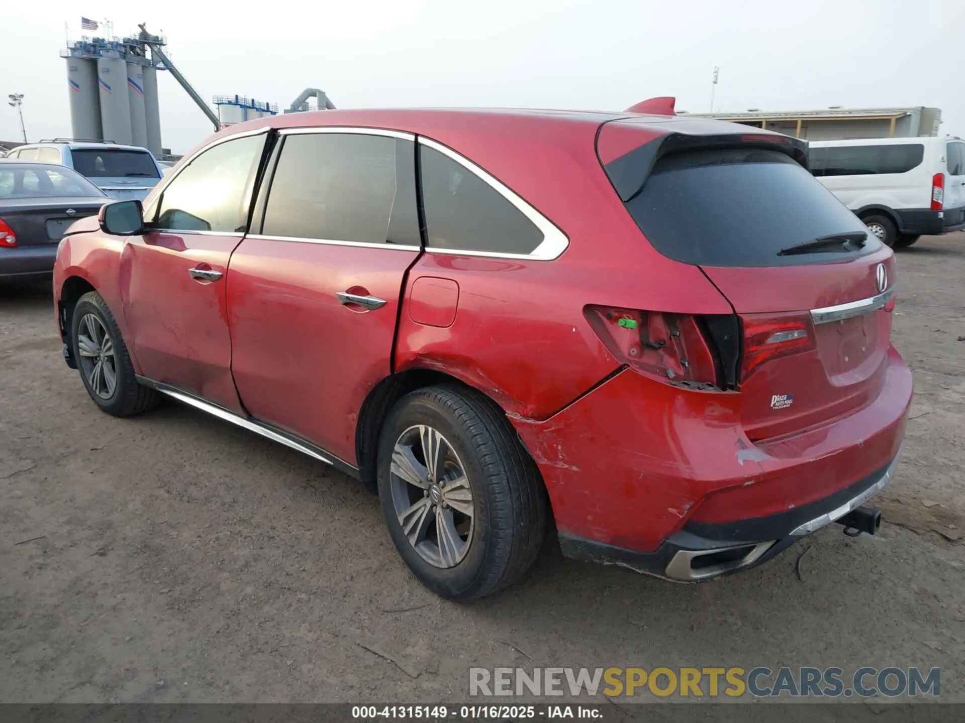 3 Photograph of a damaged car 5J8YD4H31LL049113 ACURA MDX 2020