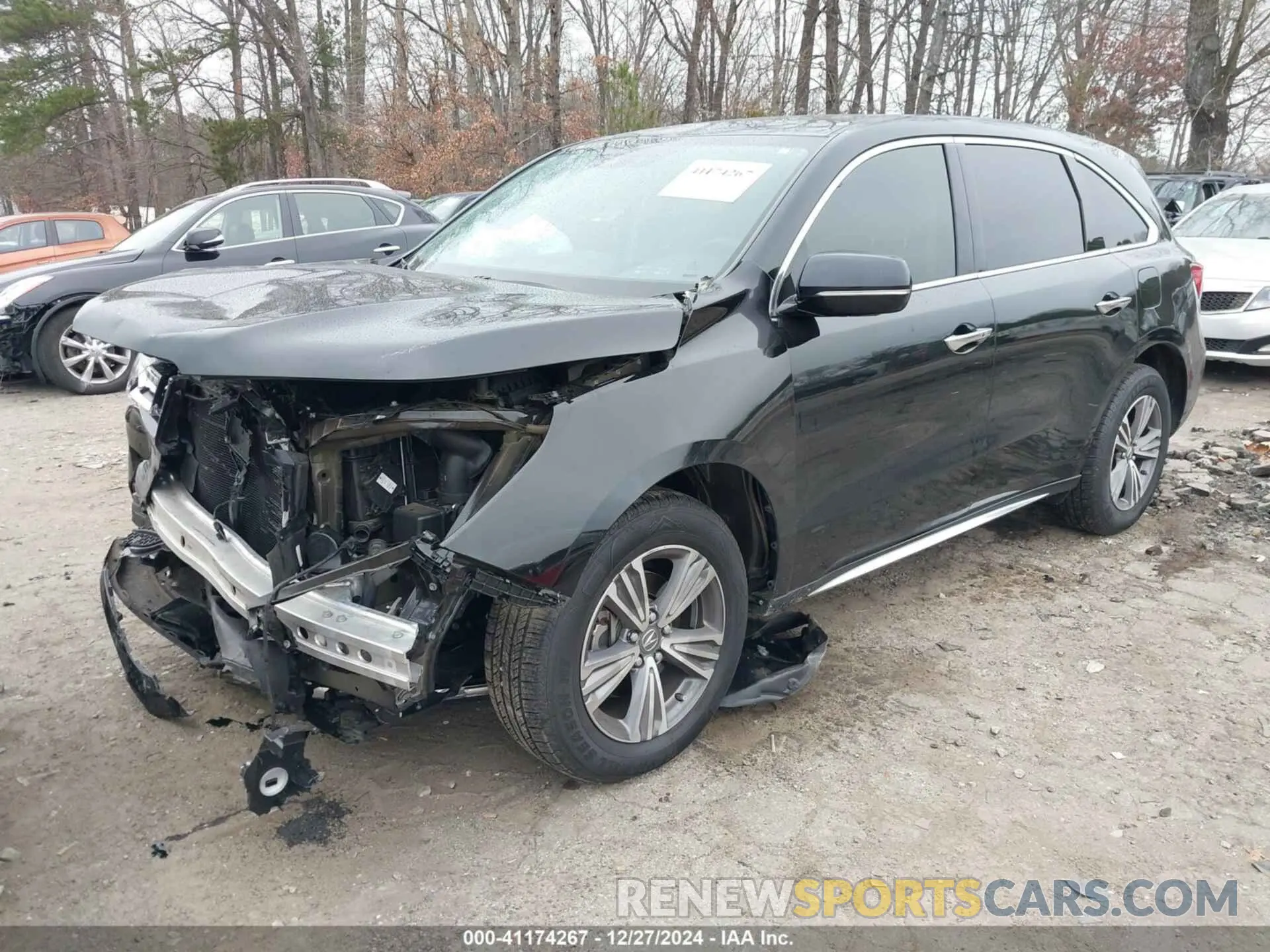2 Photograph of a damaged car 5J8YD4H32LL045507 ACURA MDX 2020