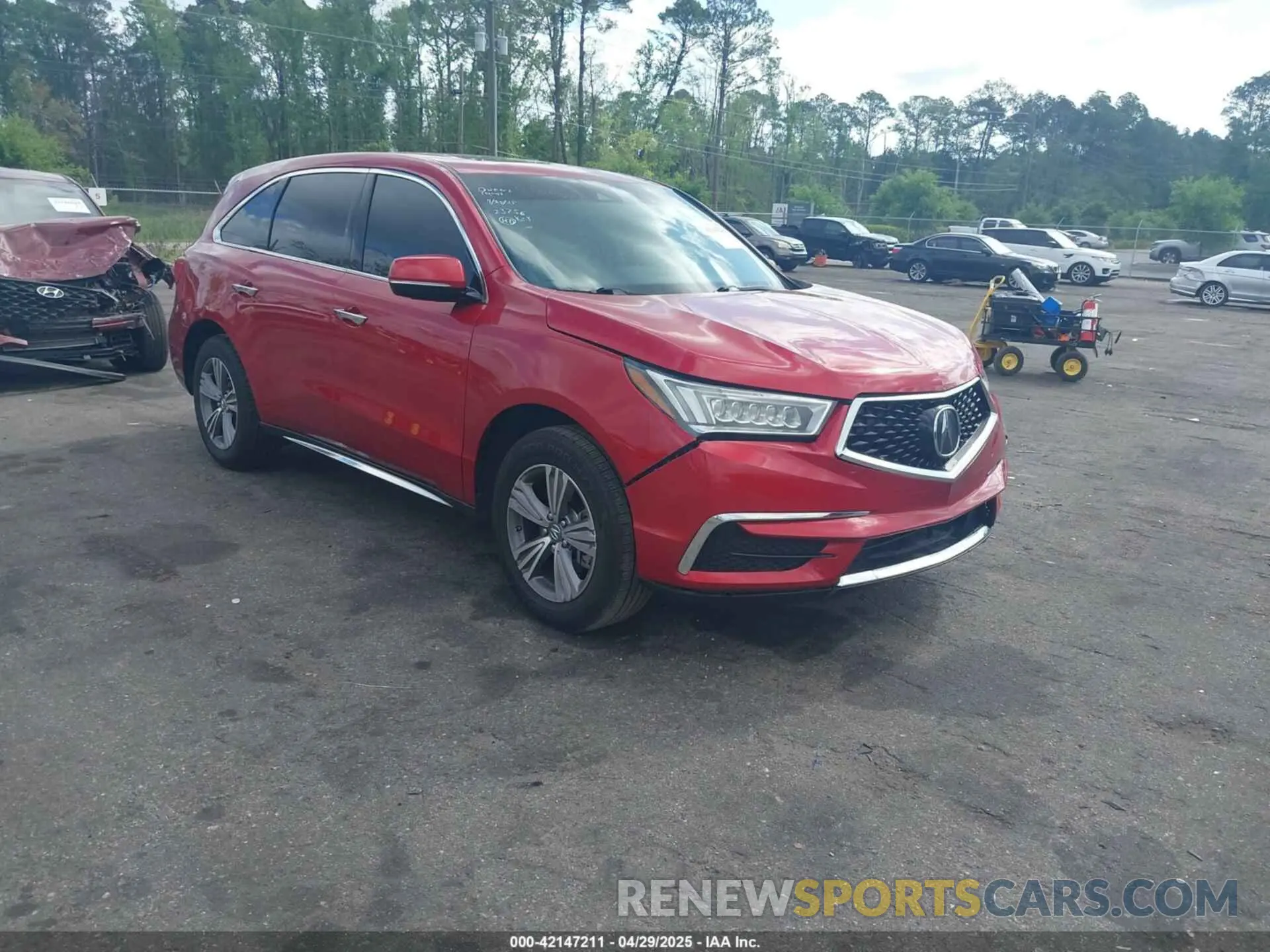 1 Фотография поврежденного автомобиля 5J8YD4H33LL033270 ACURA MDX 2020