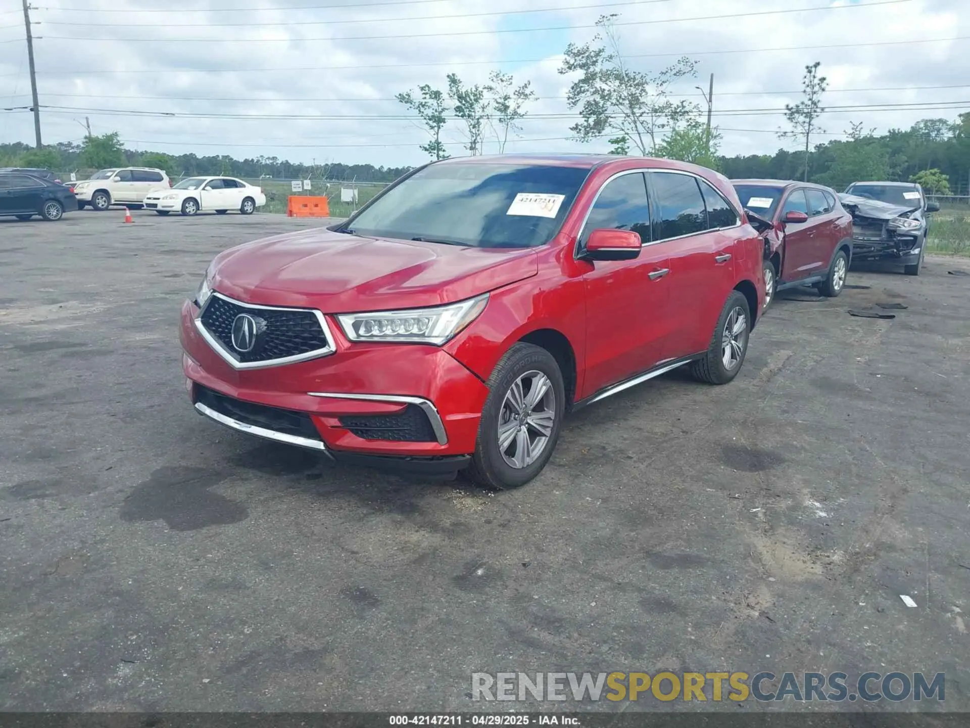 2 Фотография поврежденного автомобиля 5J8YD4H33LL033270 ACURA MDX 2020