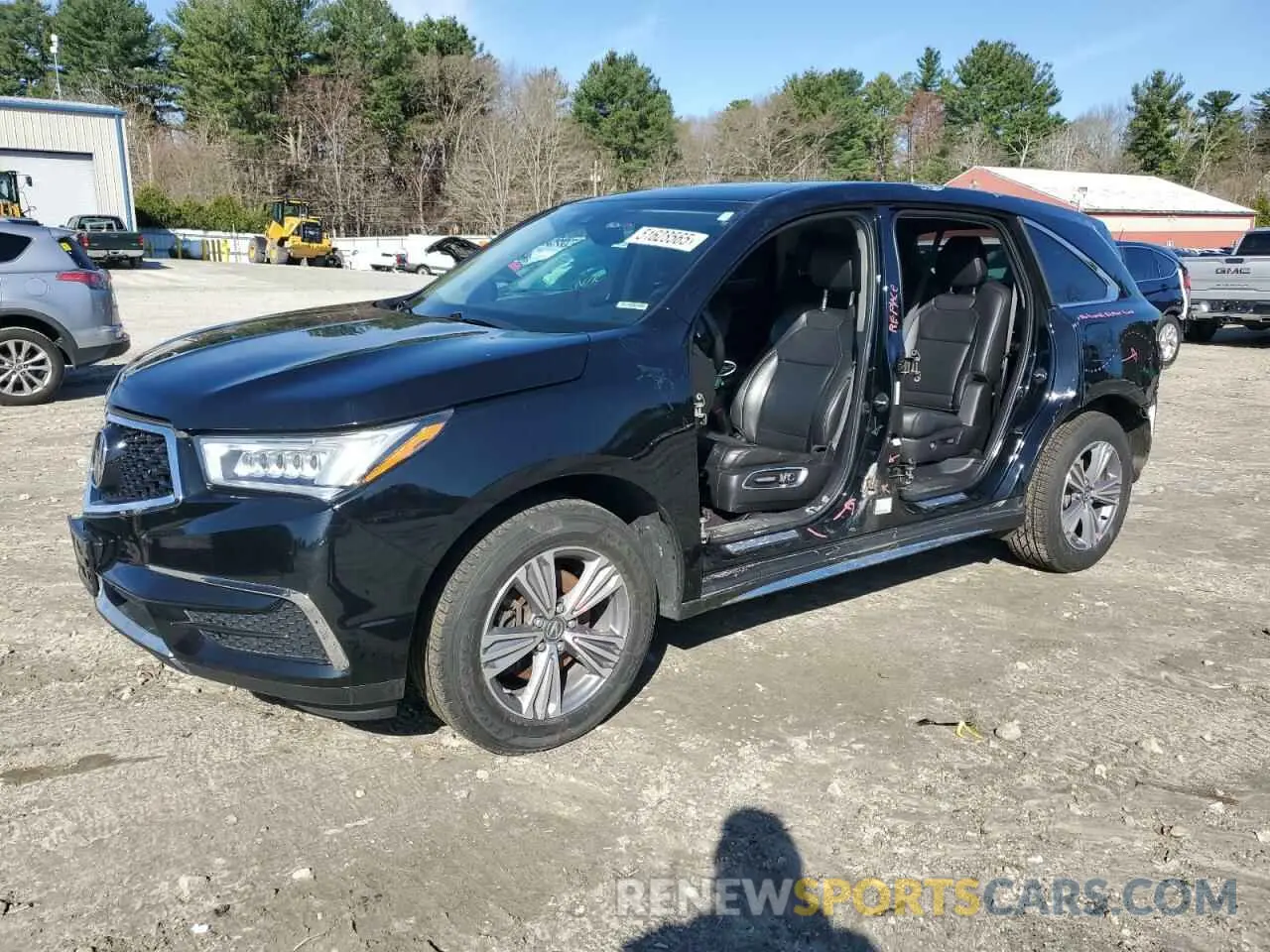 1 Photograph of a damaged car 5J8YD4H34LL009298 ACURA MDX 2020