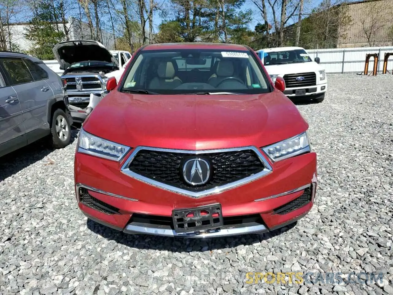 5 Photograph of a damaged car 5J8YD4H34LL023444 ACURA MDX 2020