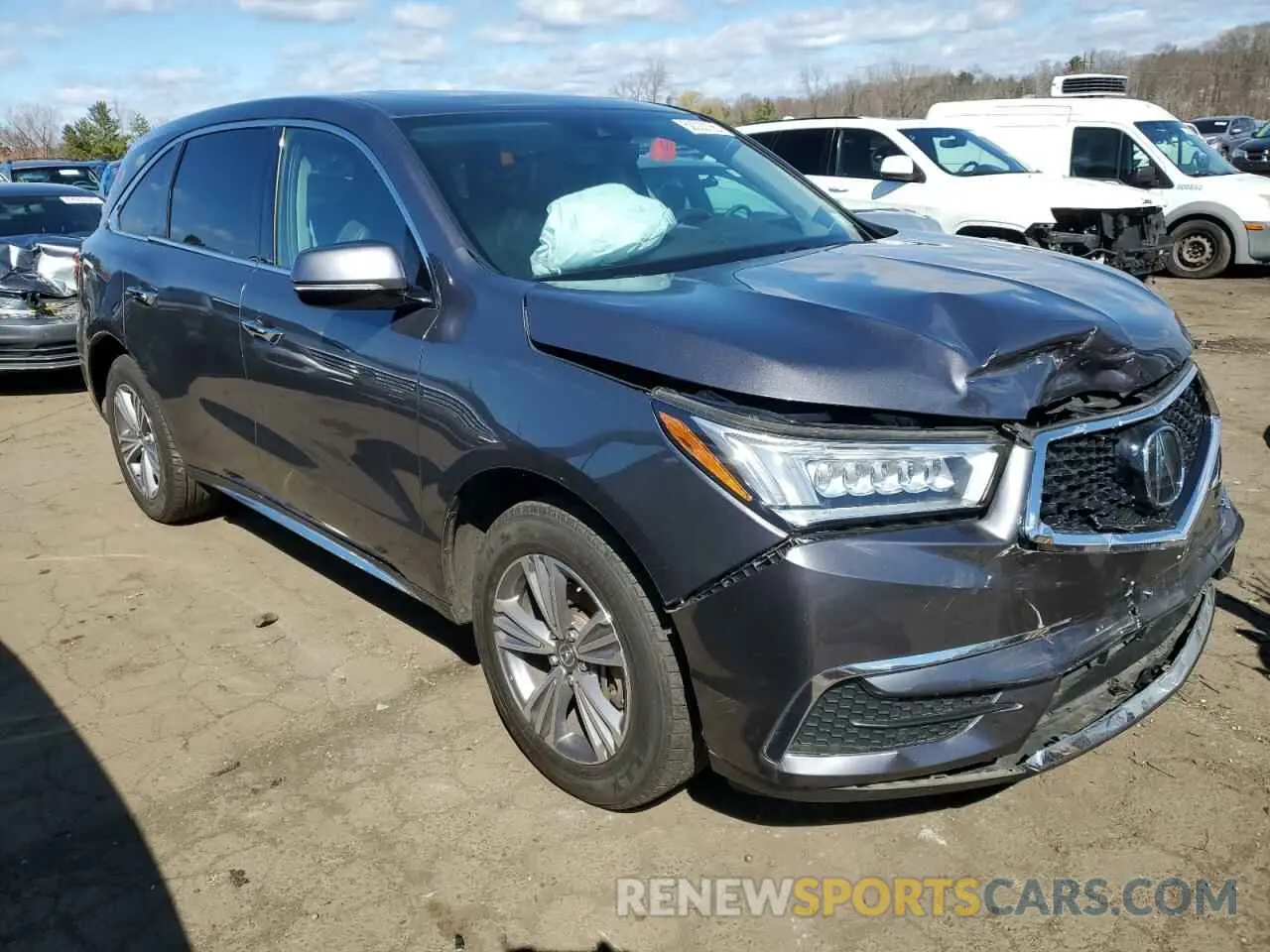 4 Photograph of a damaged car 5J8YD4H34LL041619 ACURA MDX 2020