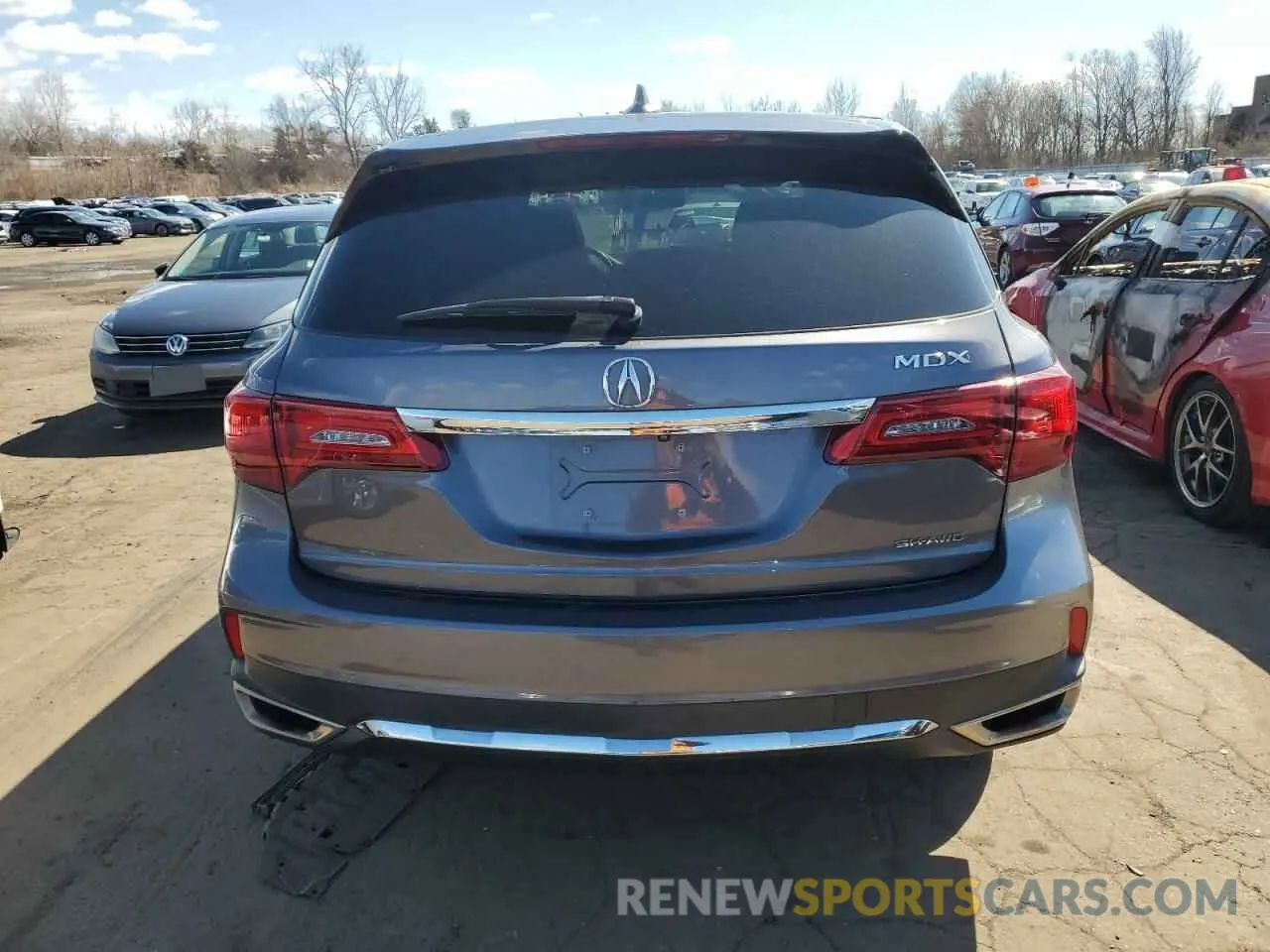 6 Photograph of a damaged car 5J8YD4H34LL041619 ACURA MDX 2020