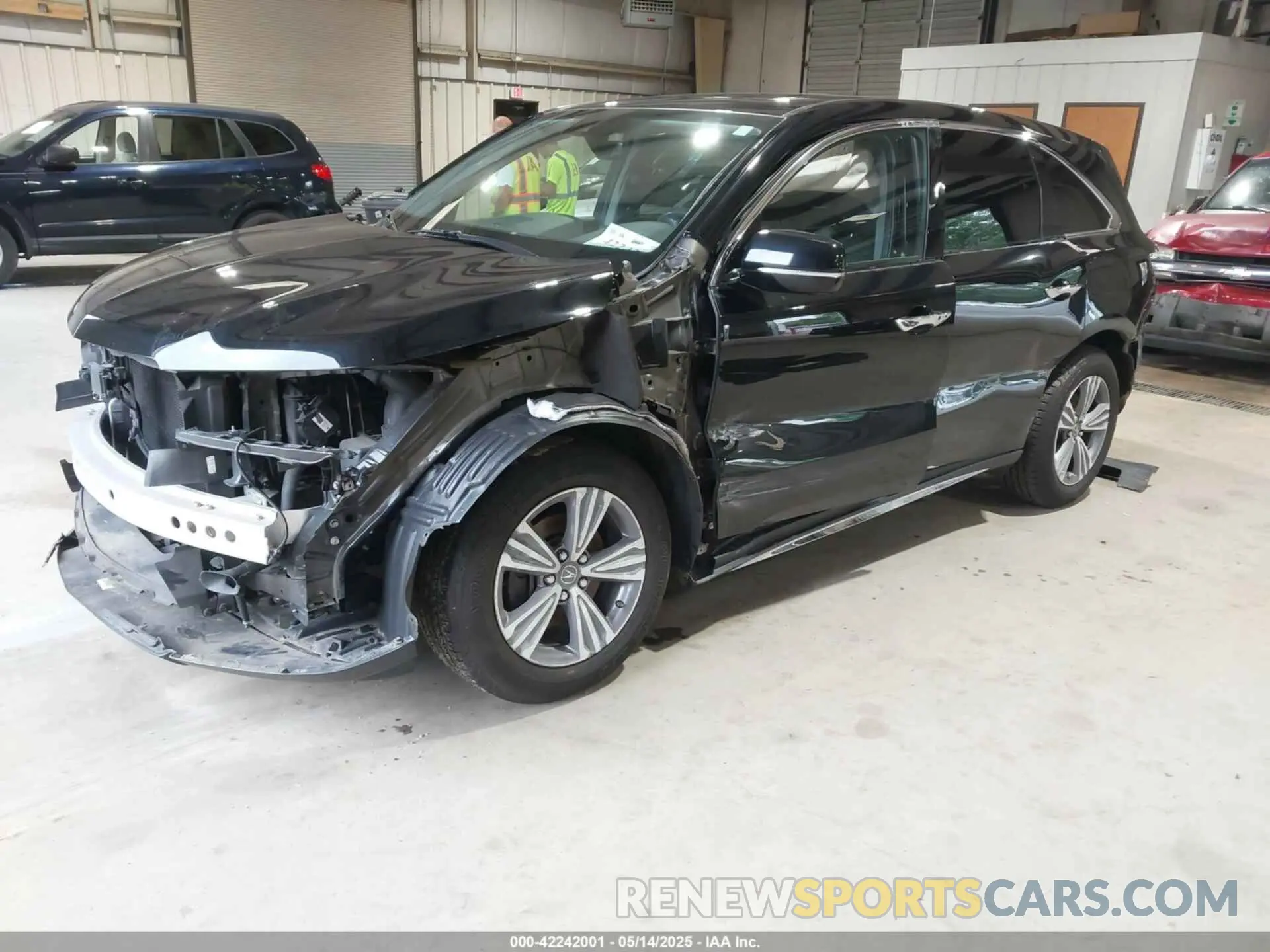 2 Photograph of a damaged car 5J8YD4H36LL019069 ACURA MDX 2020