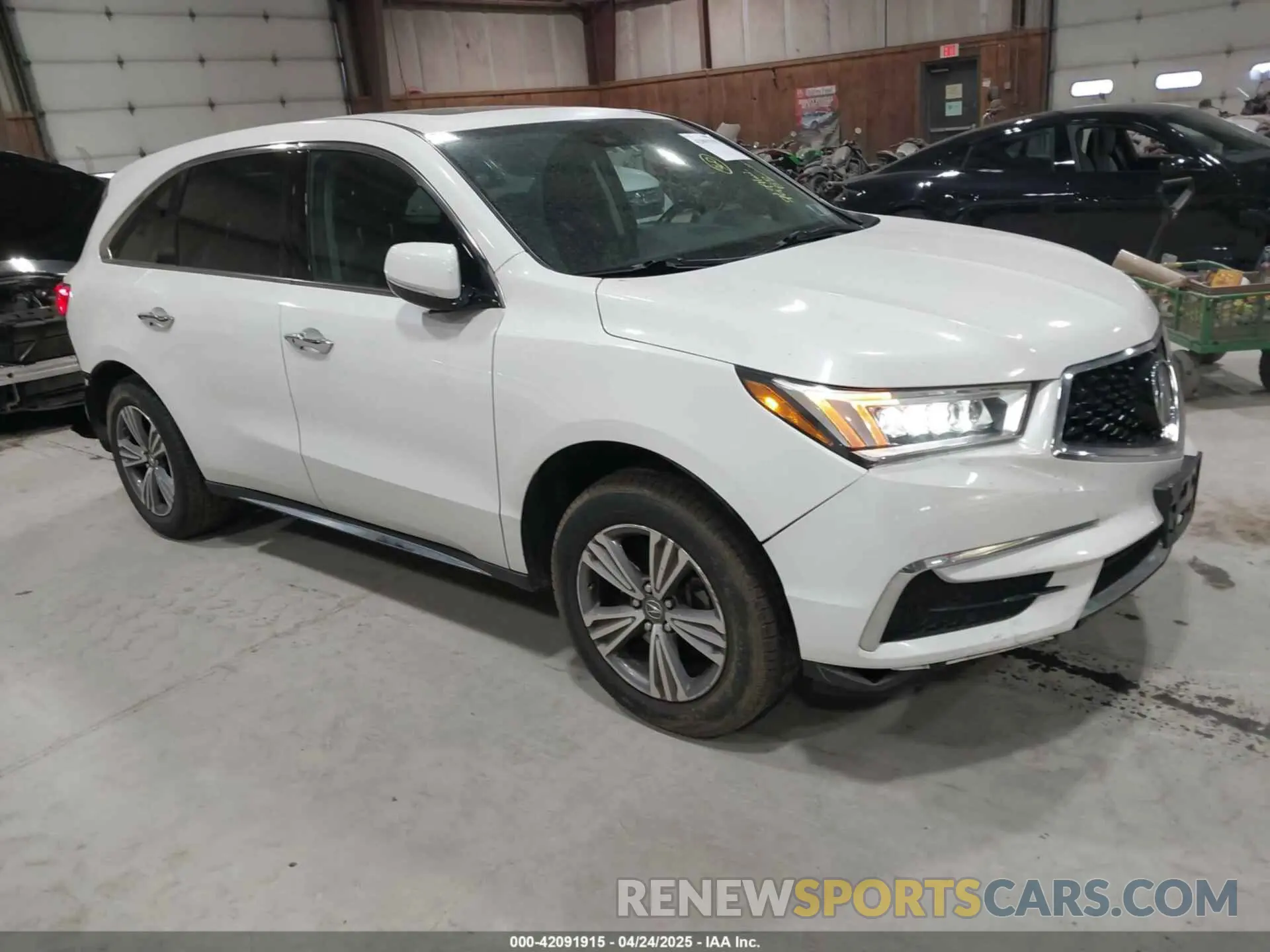 1 Photograph of a damaged car 5J8YD4H37LL001499 ACURA MDX 2020