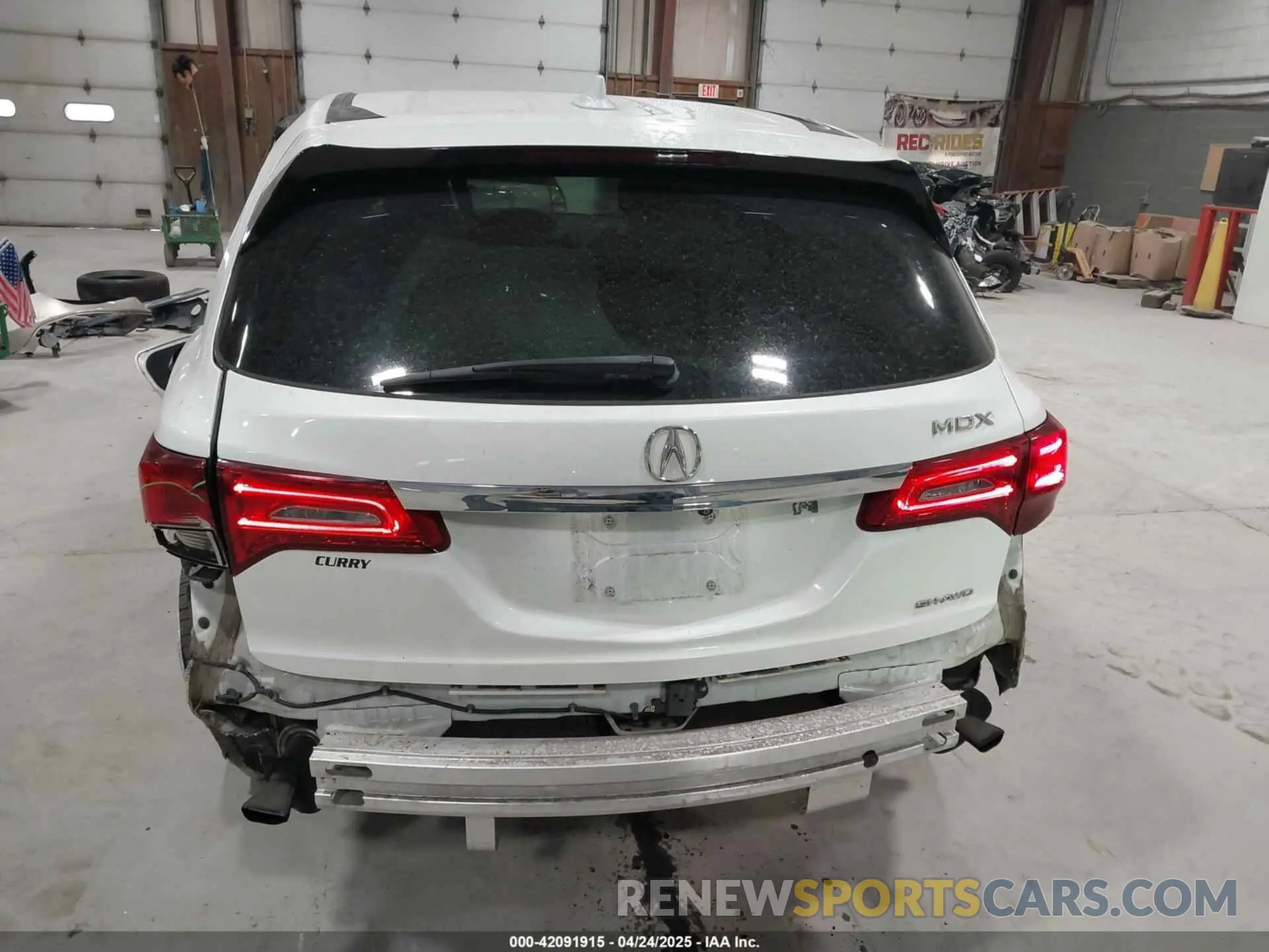 16 Photograph of a damaged car 5J8YD4H37LL001499 ACURA MDX 2020