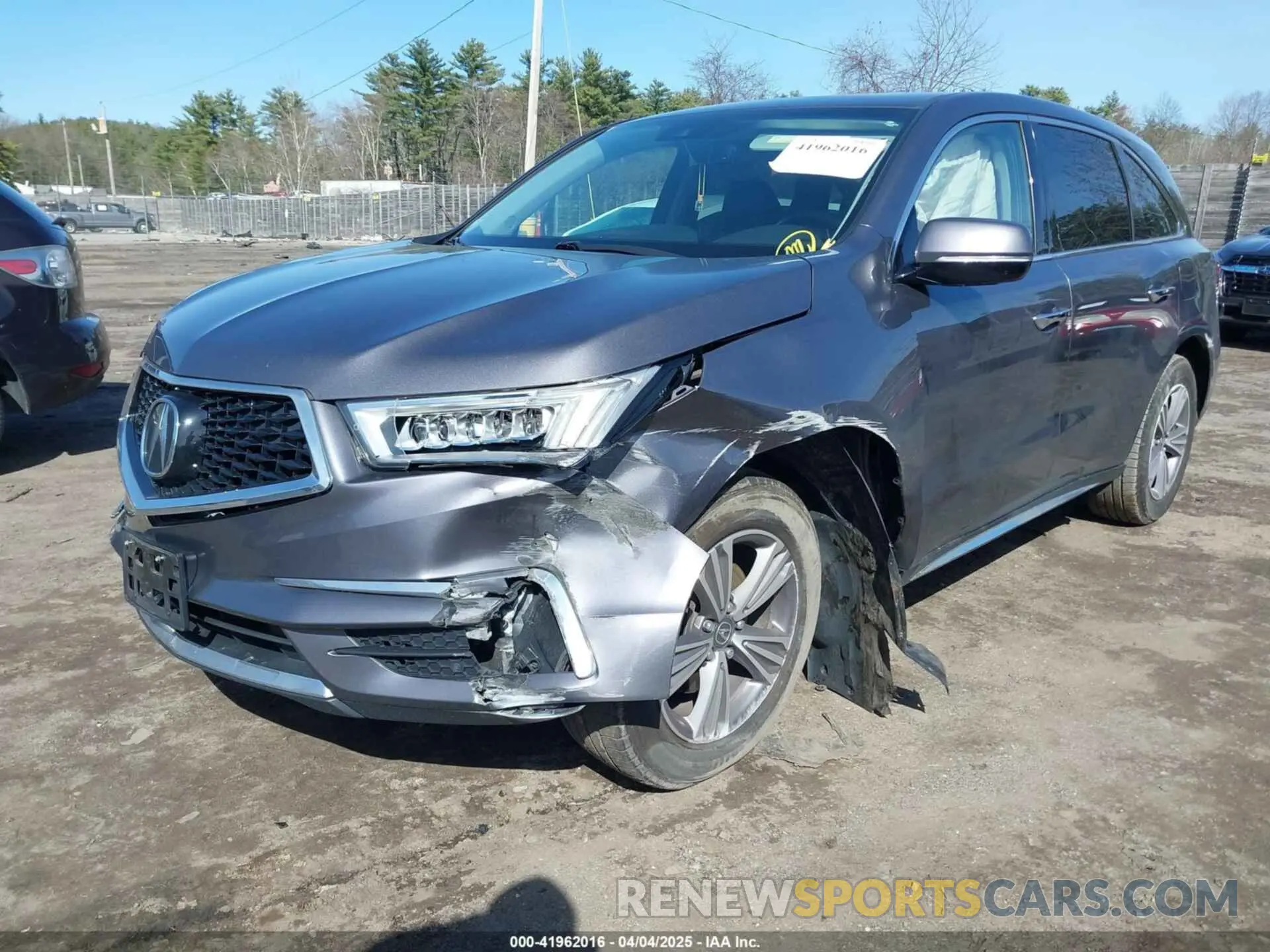 2 Фотография поврежденного автомобиля 5J8YD4H38LL015105 ACURA MDX 2020