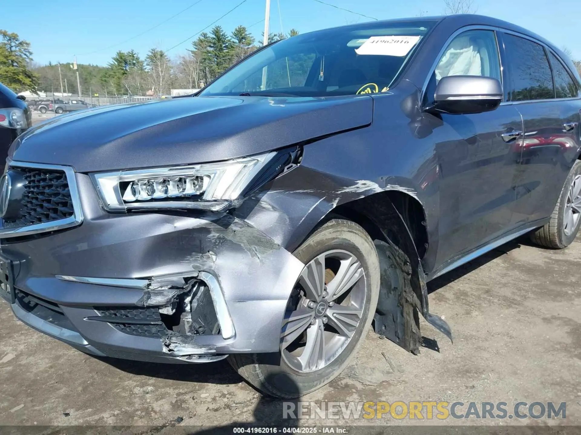 6 Фотография поврежденного автомобиля 5J8YD4H38LL015105 ACURA MDX 2020
