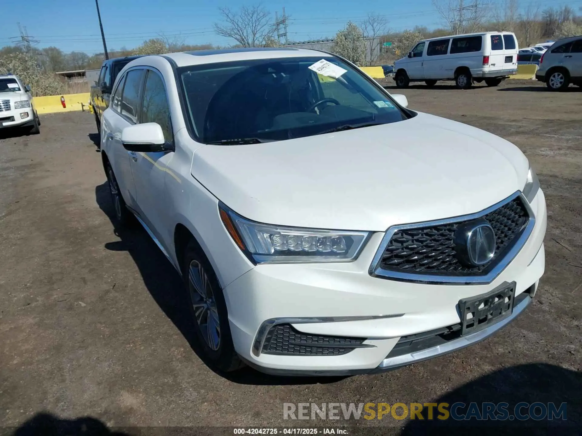 1 Photograph of a damaged car 5J8YD4H3XLL001500 ACURA MDX 2020