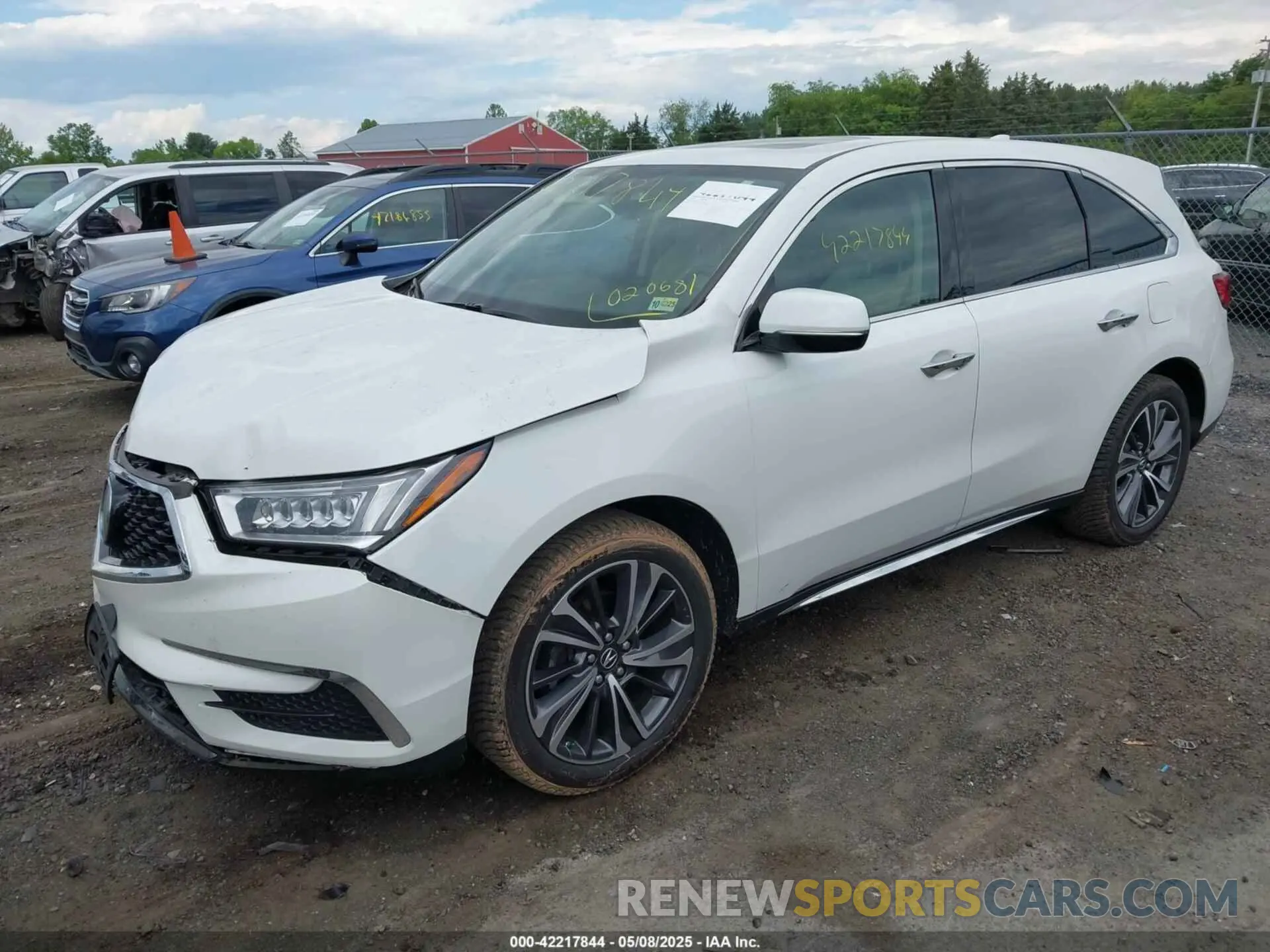 2 Фотография поврежденного автомобиля 5J8YD4H51LL020681 ACURA MDX 2020
