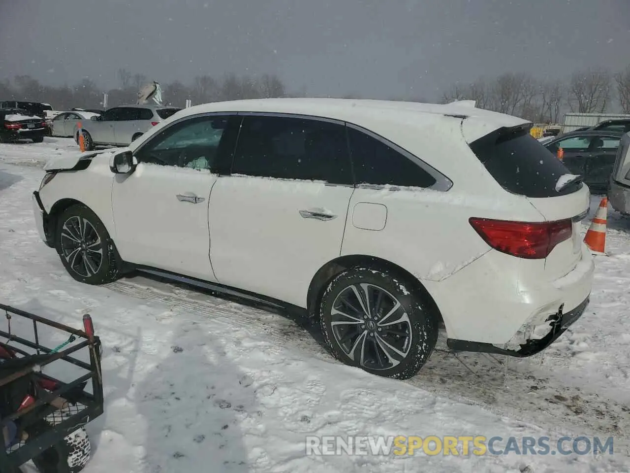 2 Photograph of a damaged car 5J8YD4H51LL056113 ACURA MDX 2020