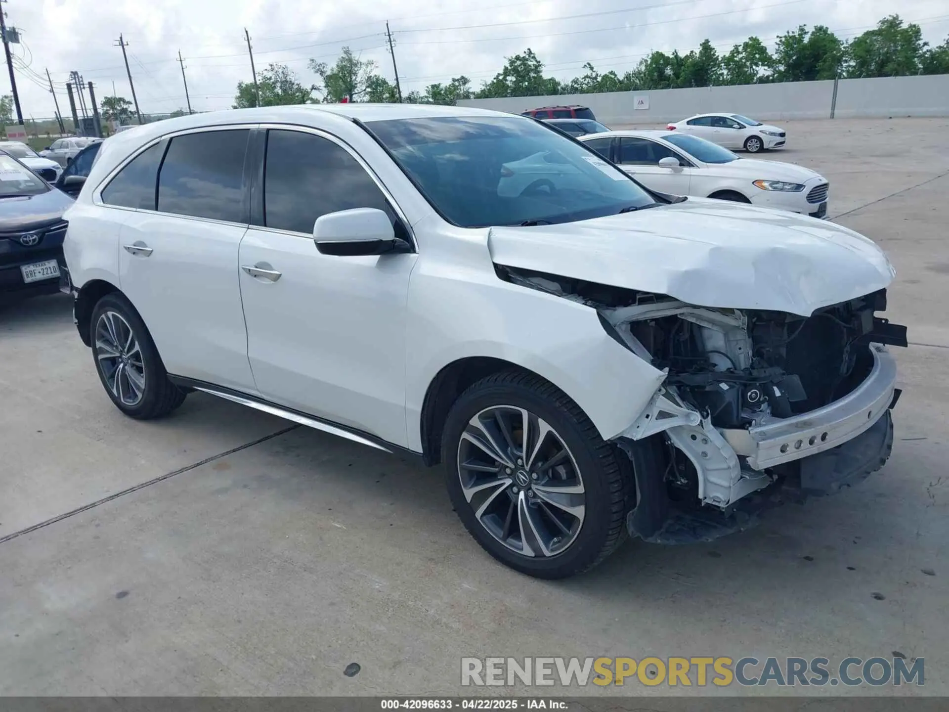 1 Фотография поврежденного автомобиля 5J8YD4H53LL023341 ACURA MDX 2020