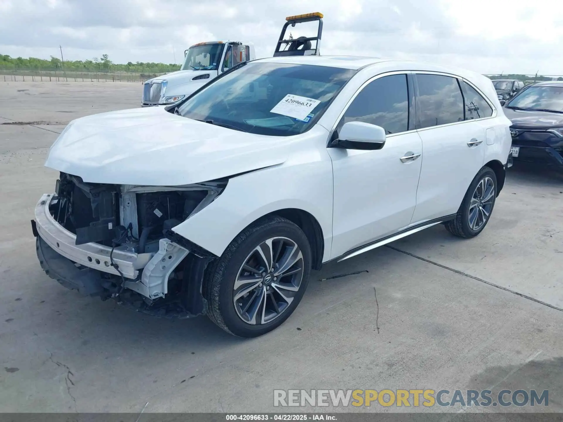 2 Фотография поврежденного автомобиля 5J8YD4H53LL023341 ACURA MDX 2020