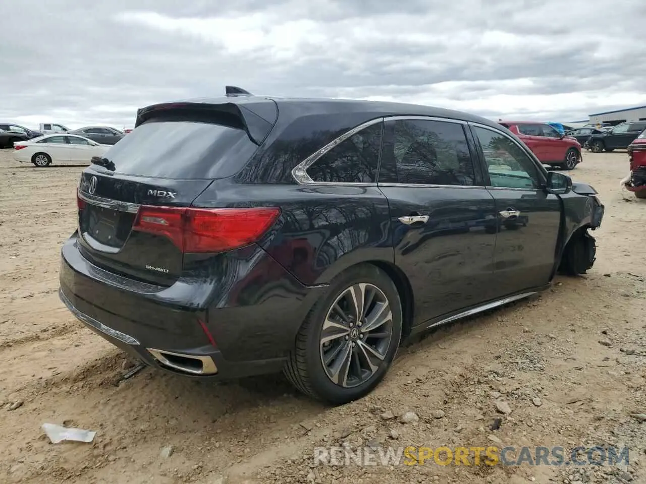 3 Photograph of a damaged car 5J8YD4H54LL037846 ACURA MDX 2020