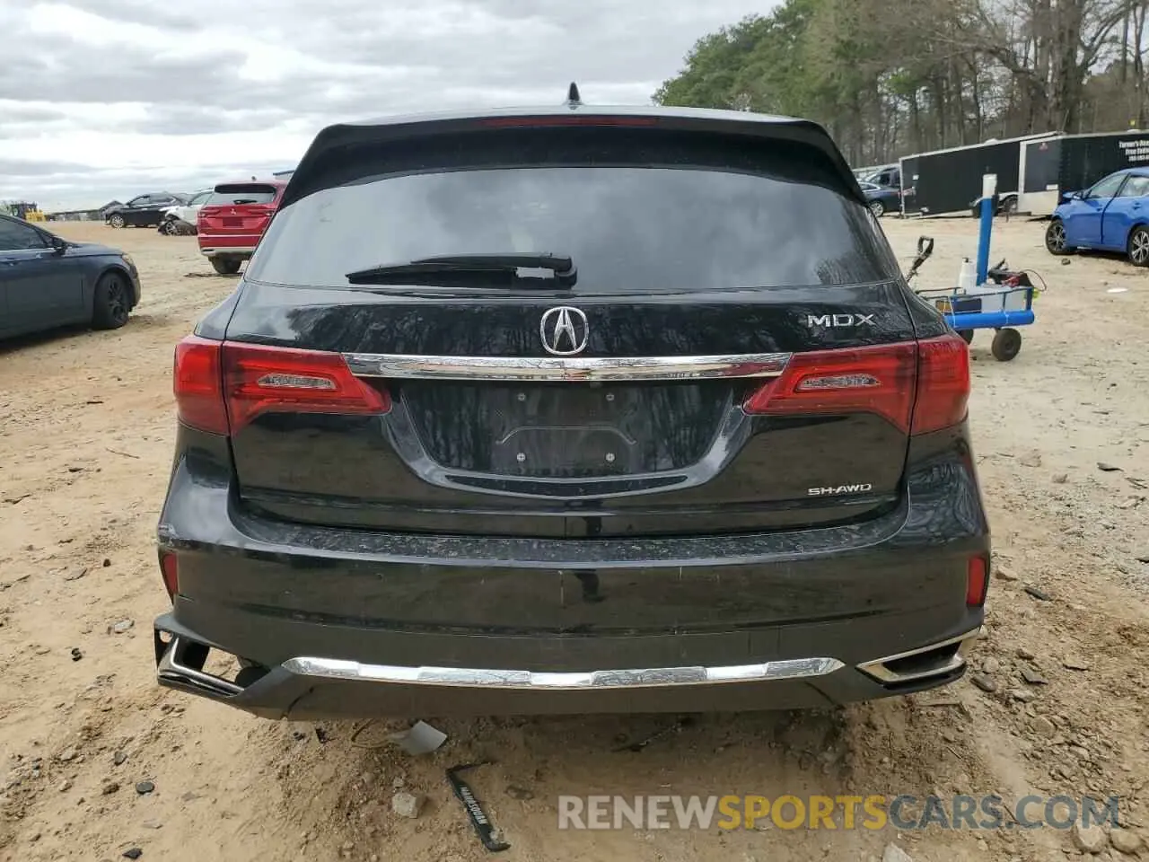6 Photograph of a damaged car 5J8YD4H54LL037846 ACURA MDX 2020