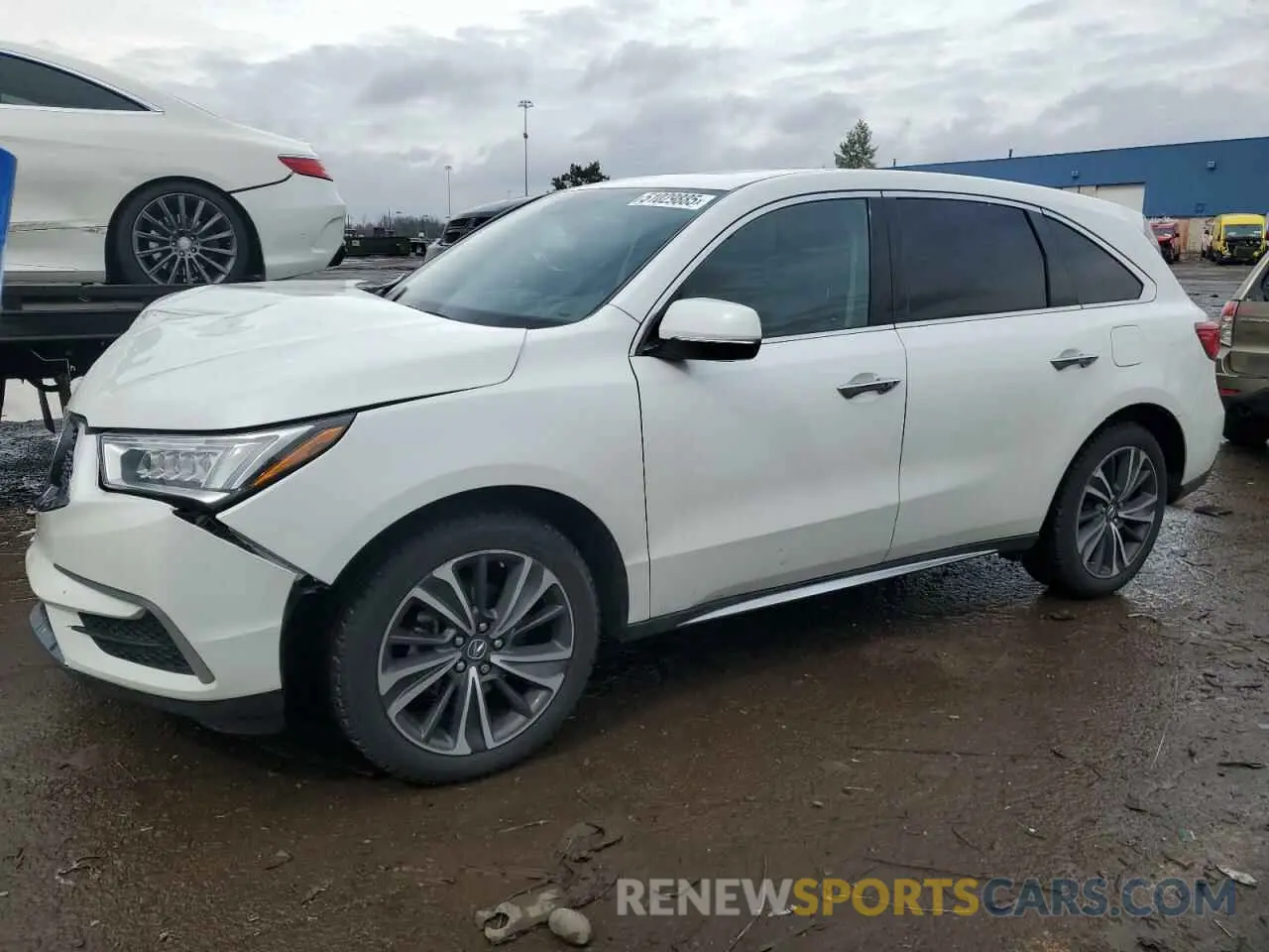 1 Photograph of a damaged car 5J8YD4H56LL042823 ACURA MDX 2020