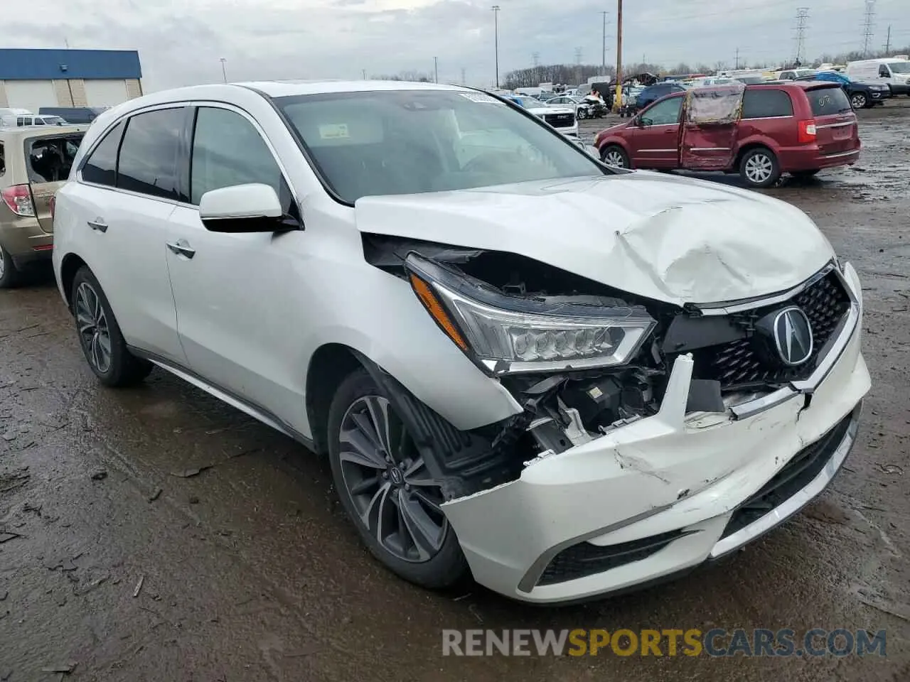 4 Photograph of a damaged car 5J8YD4H56LL042823 ACURA MDX 2020