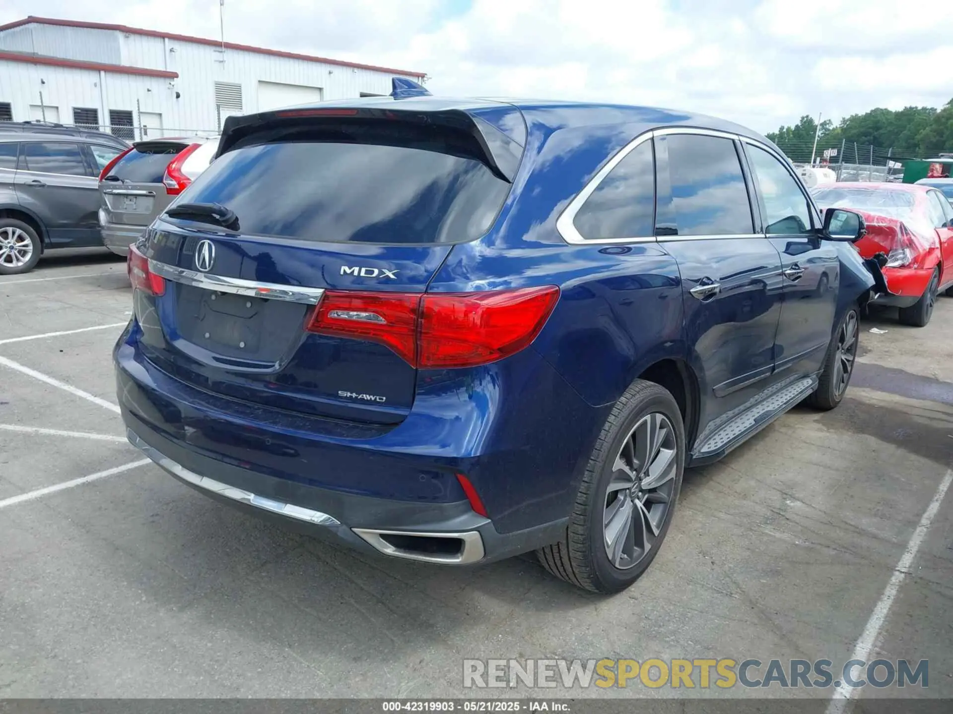 4 Фотография поврежденного автомобиля 5J8YD4H57LL007160 ACURA MDX 2020