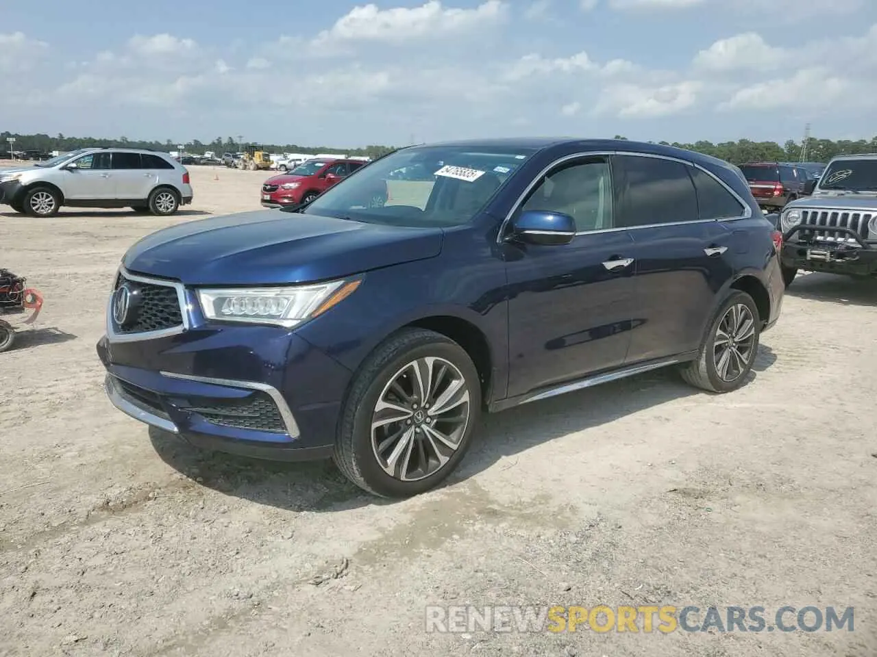 1 Photograph of a damaged car 5J8YD4H57LL017073 ACURA MDX 2020