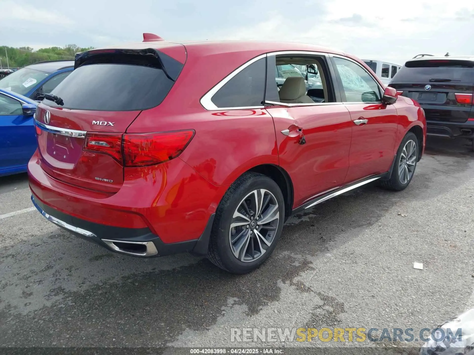4 Фотография поврежденного автомобиля 5J8YD4H58LL004283 ACURA MDX 2020