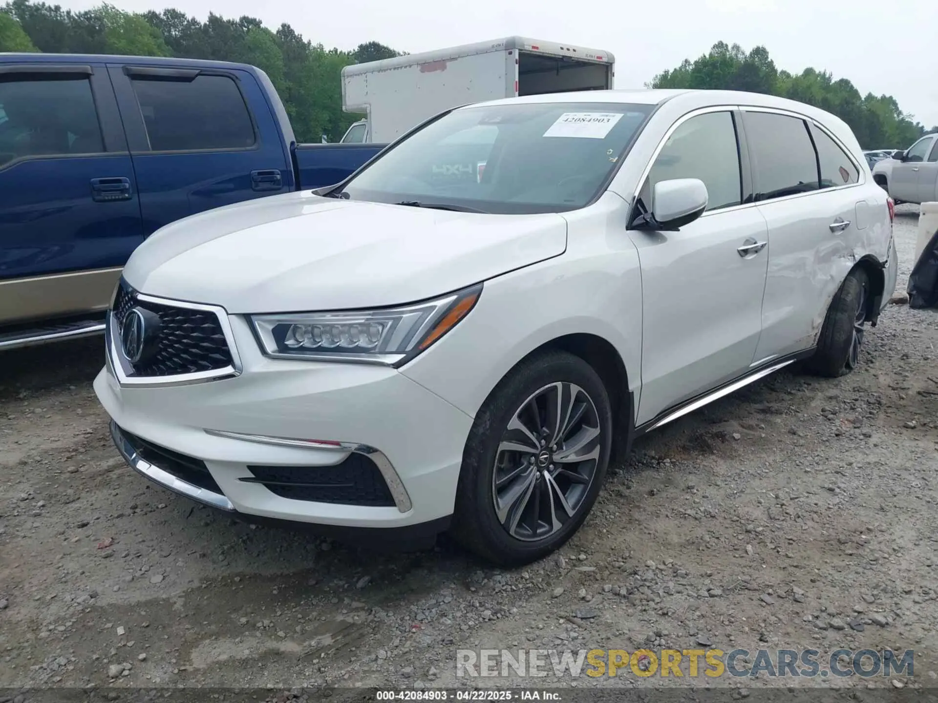 2 Photograph of a damaged car 5J8YD4H59LL006527 ACURA MDX 2020