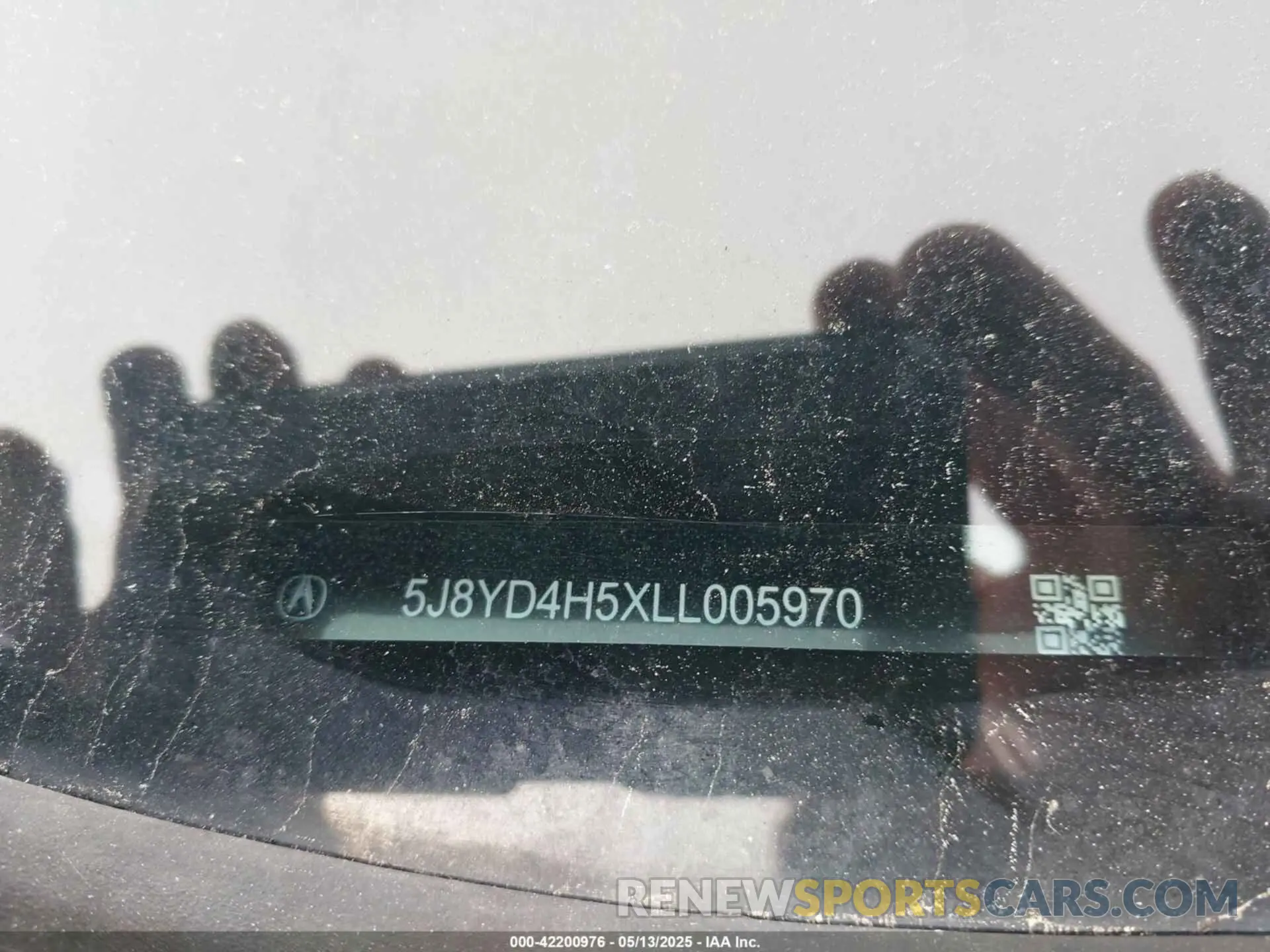 17 Фотография поврежденного автомобиля 5J8YD4H5XLL005970 ACURA MDX 2020