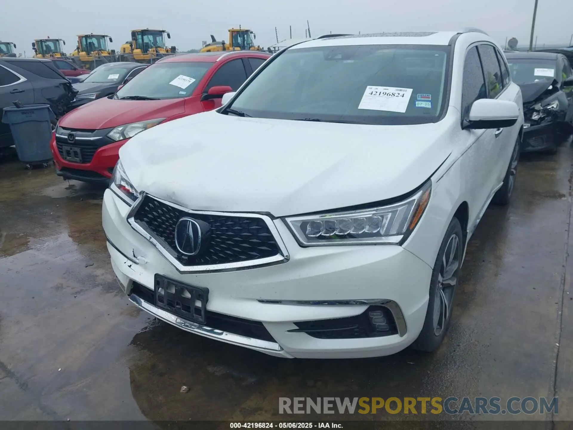 2 Photograph of a damaged car 5J8YD4H80LL025946 ACURA MDX 2020