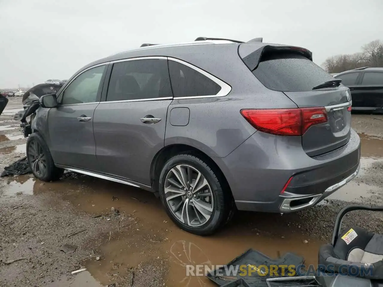 2 Photograph of a damaged car 5J8YD7H53LL001583 ACURA MDX 2020