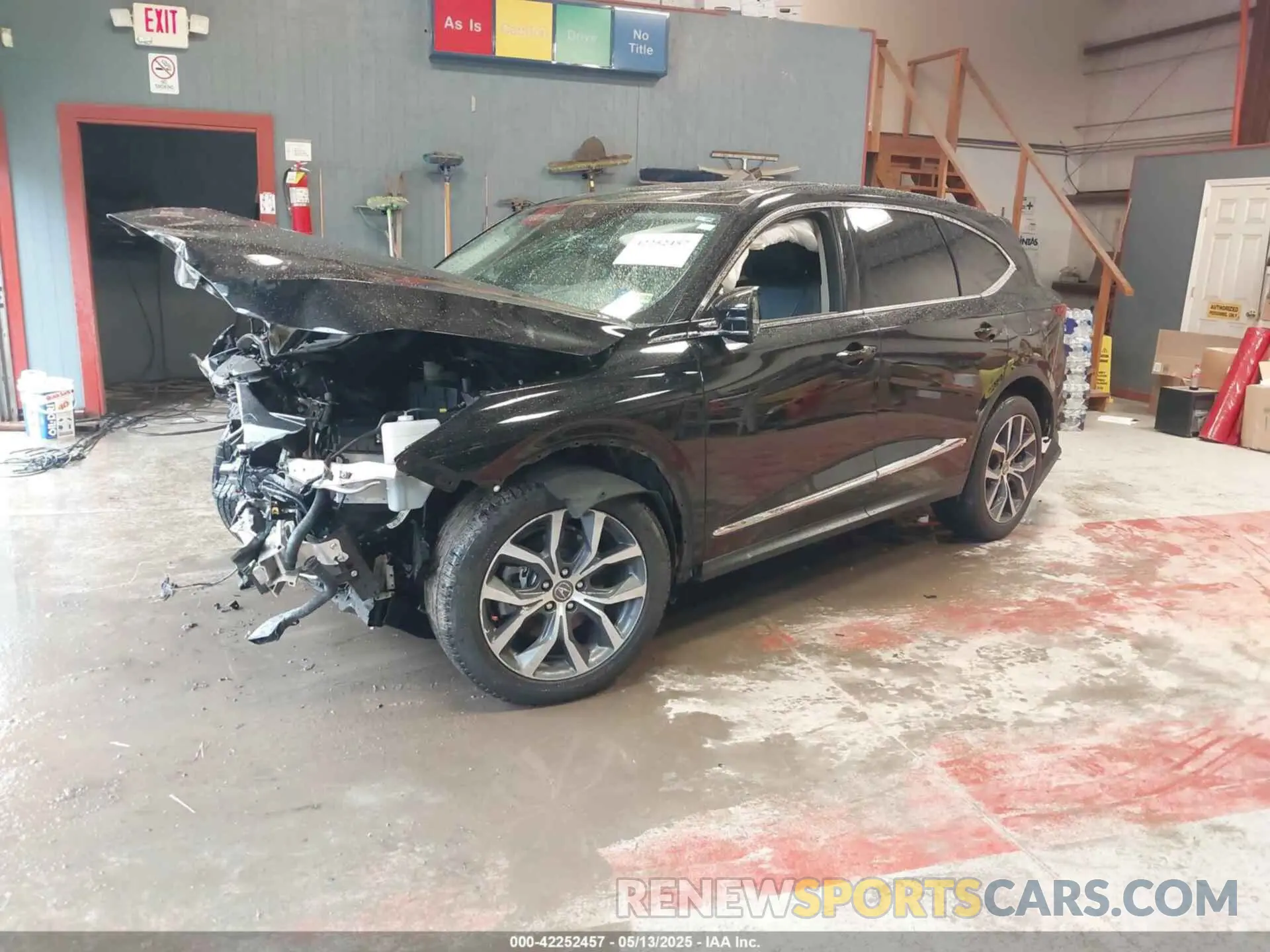 2 Фотография поврежденного автомобиля 5J8YD9H40NL011459 ACURA MDX 2022