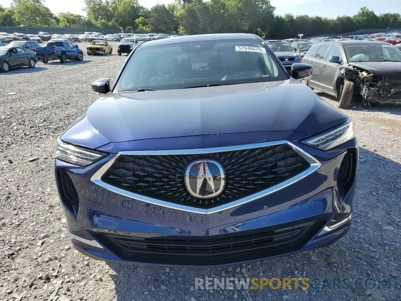 5 Photograph of a damaged car 5J8YD9H41NL001586 ACURA MDX 2022