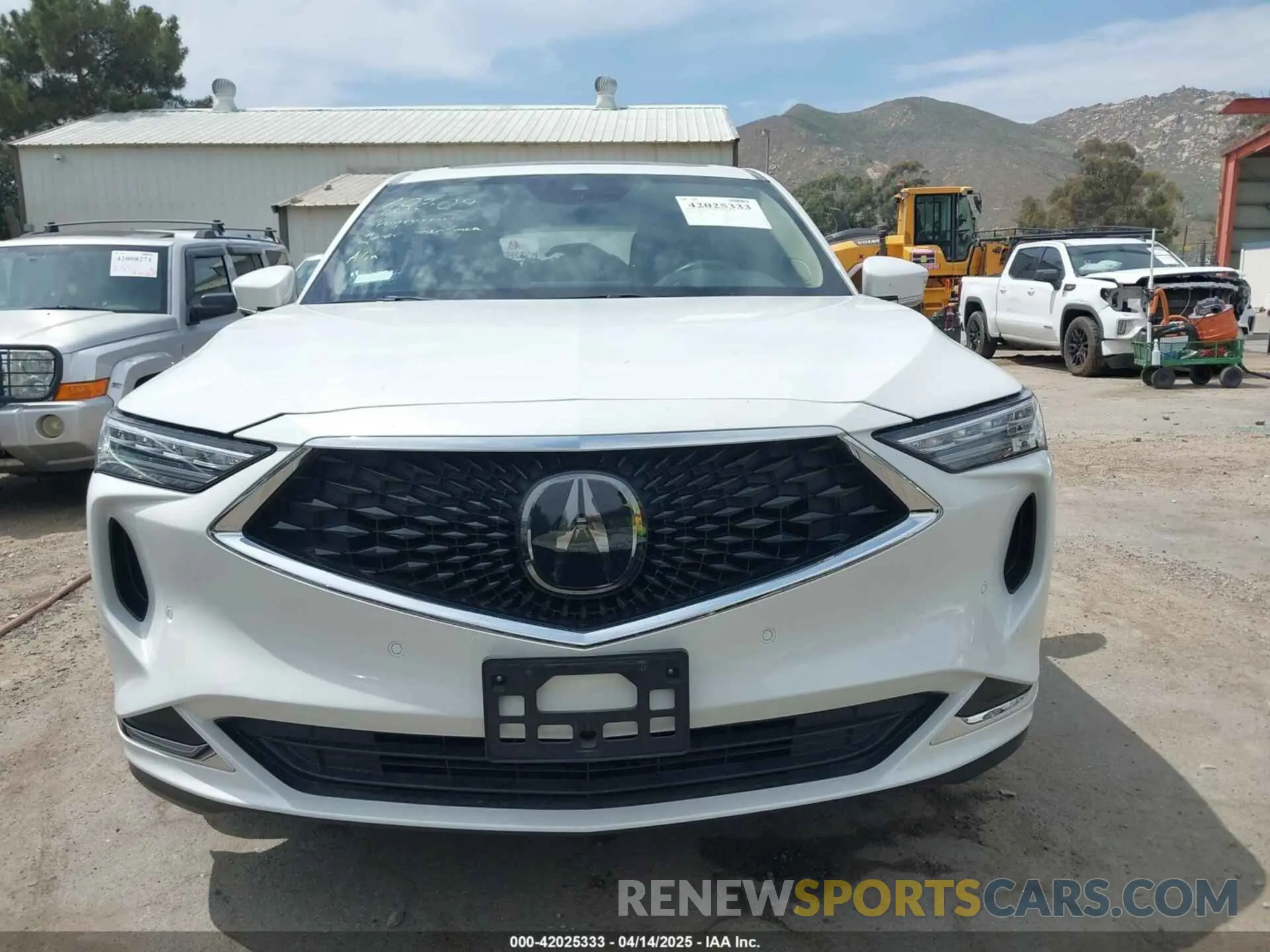 12 Photograph of a damaged car 5J8YD9H48NL009409 ACURA MDX 2022