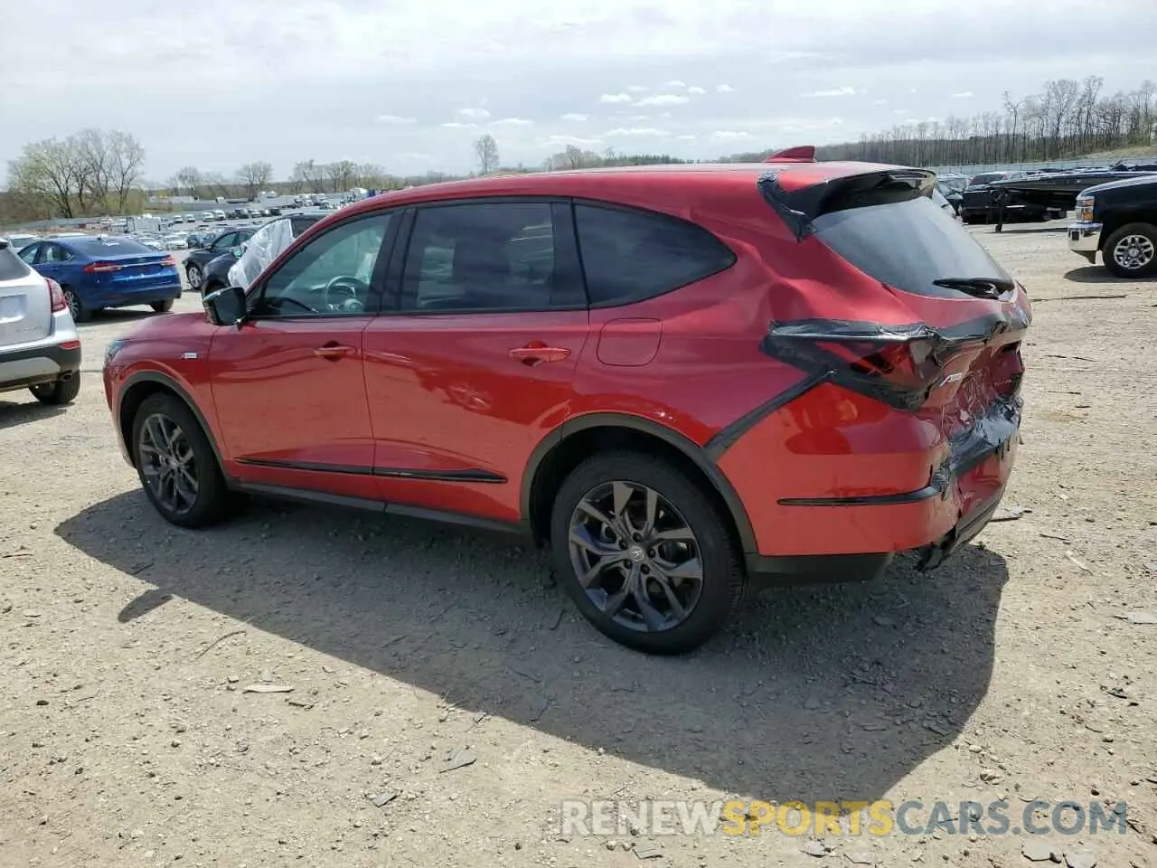 2 Фотография поврежденного автомобиля 5J8YE1H00NL000280 ACURA MDX 2022