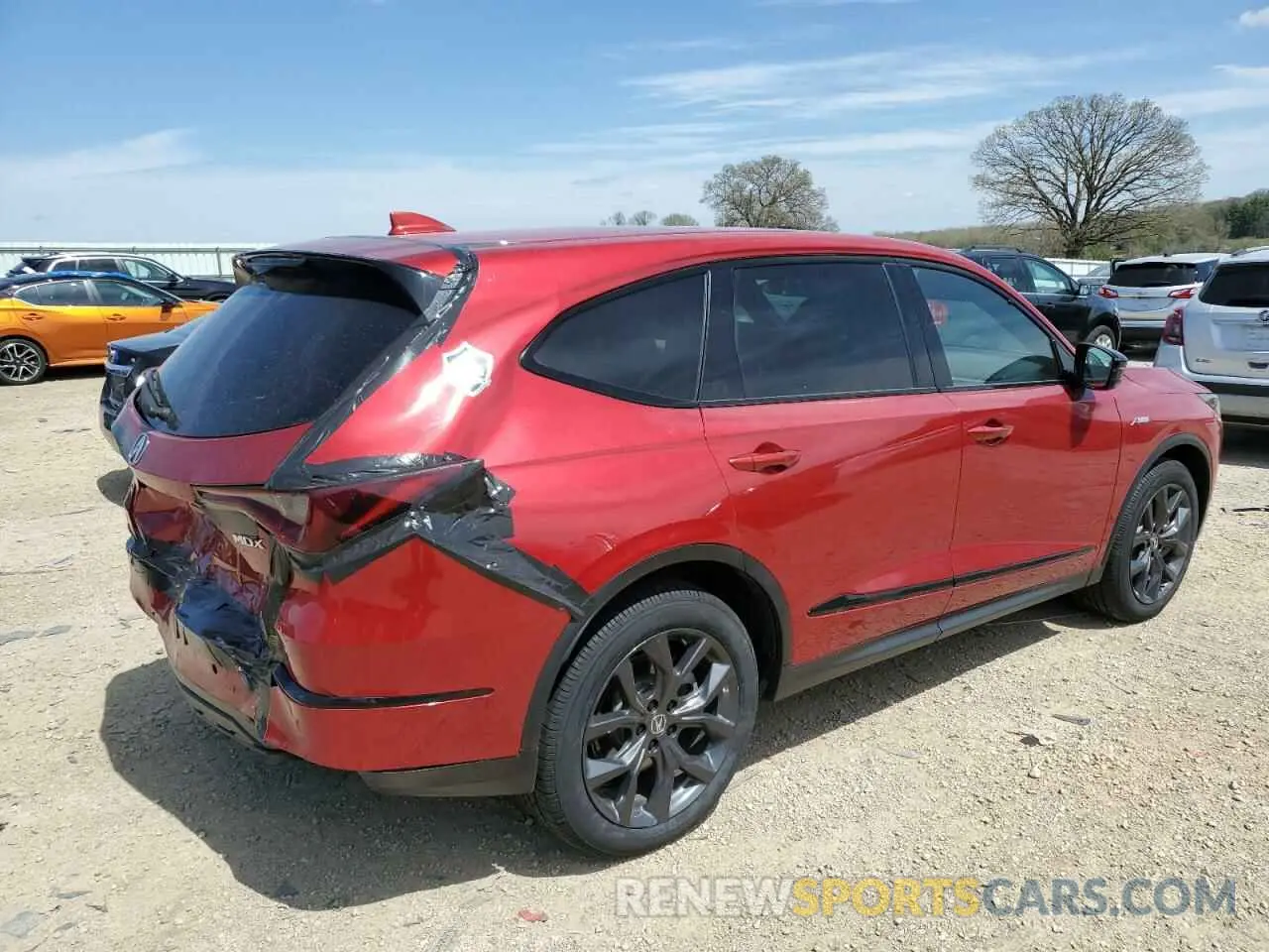 3 Фотография поврежденного автомобиля 5J8YE1H00NL000280 ACURA MDX 2022